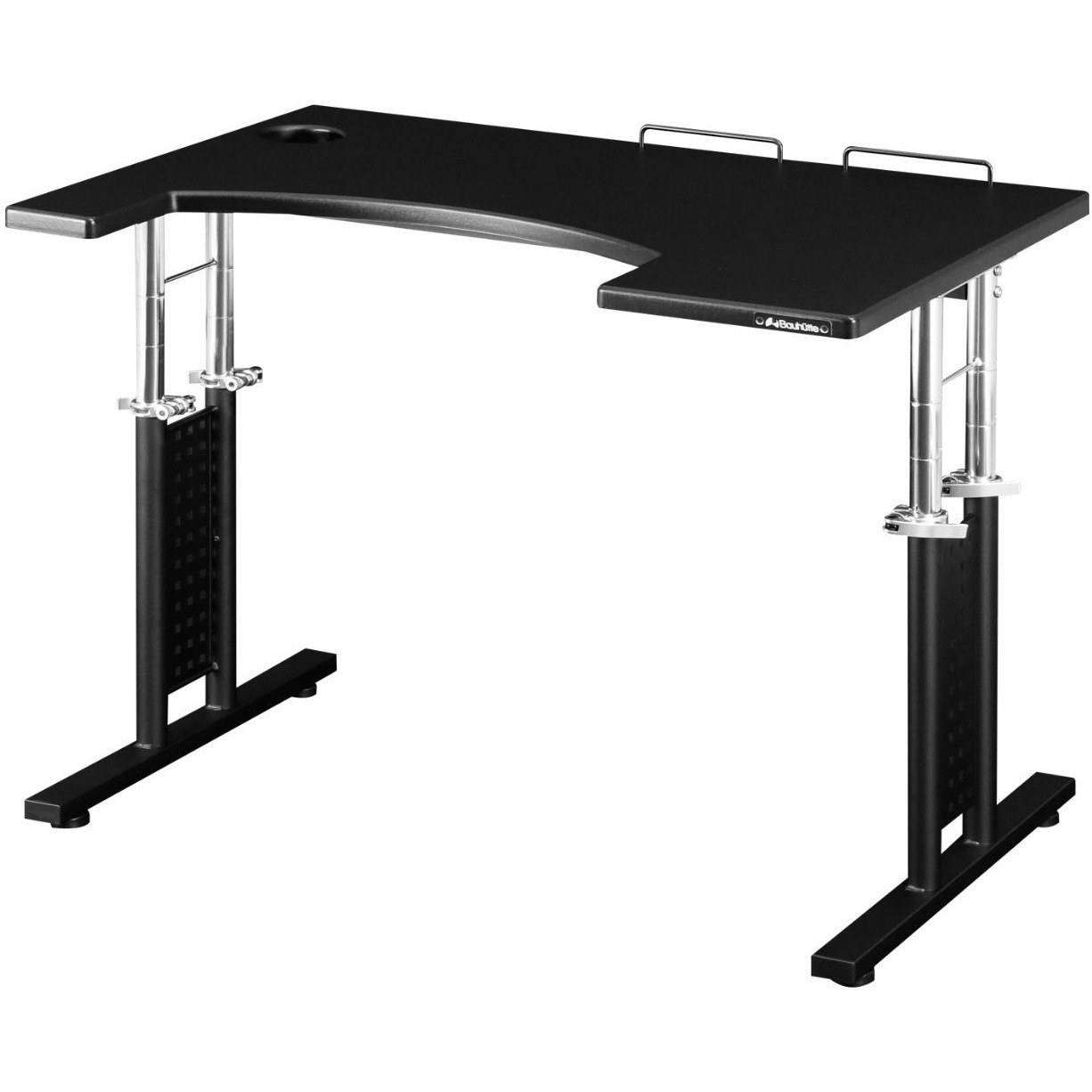 BHD-840M-BK コックピットデスク2「ミドル」 バウヒュッテ 幅865mm奥行550mm  BHD-840M-BK