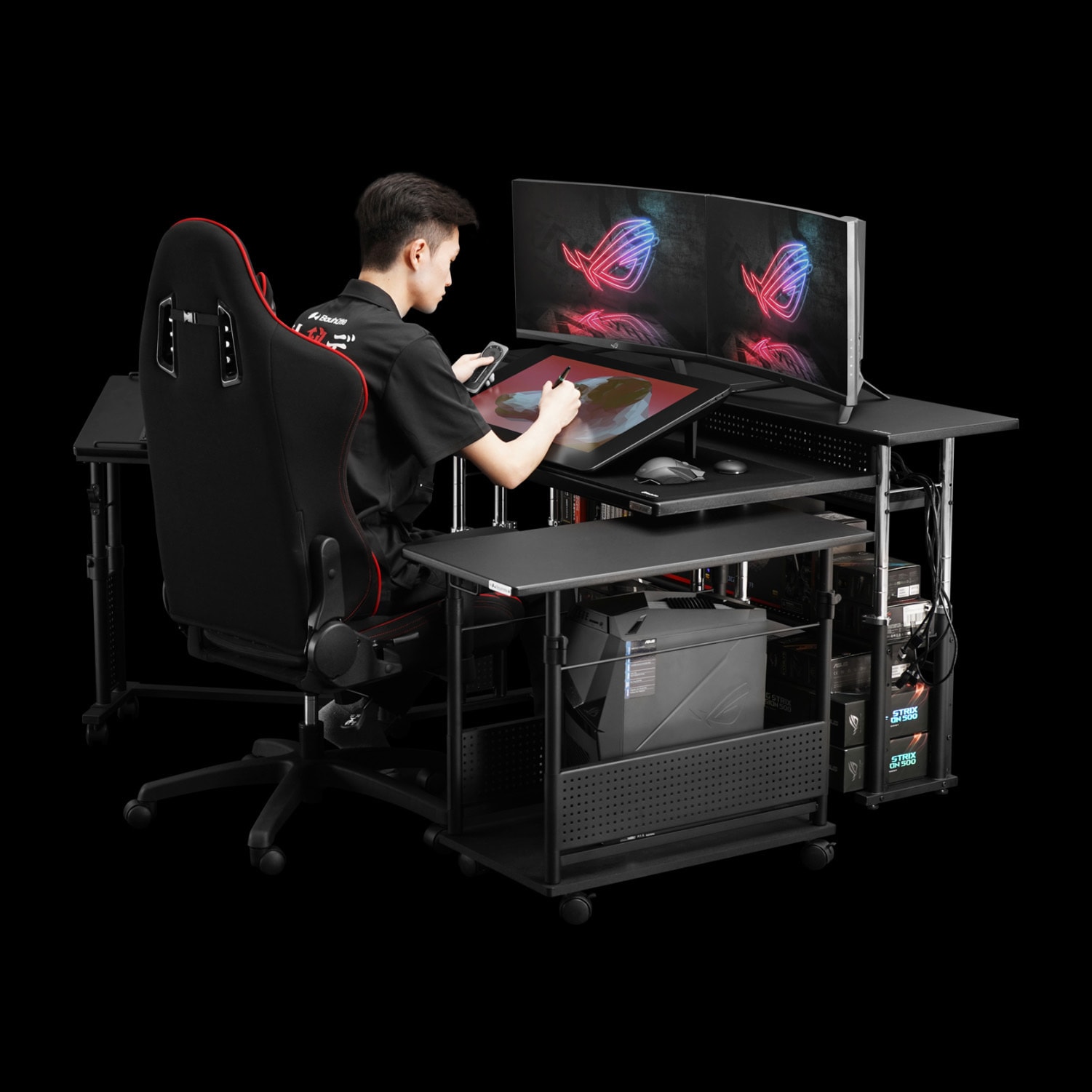 BHC-1200H-WH エクステンションデスク バウヒュッテ 幅1200mm ホワイト