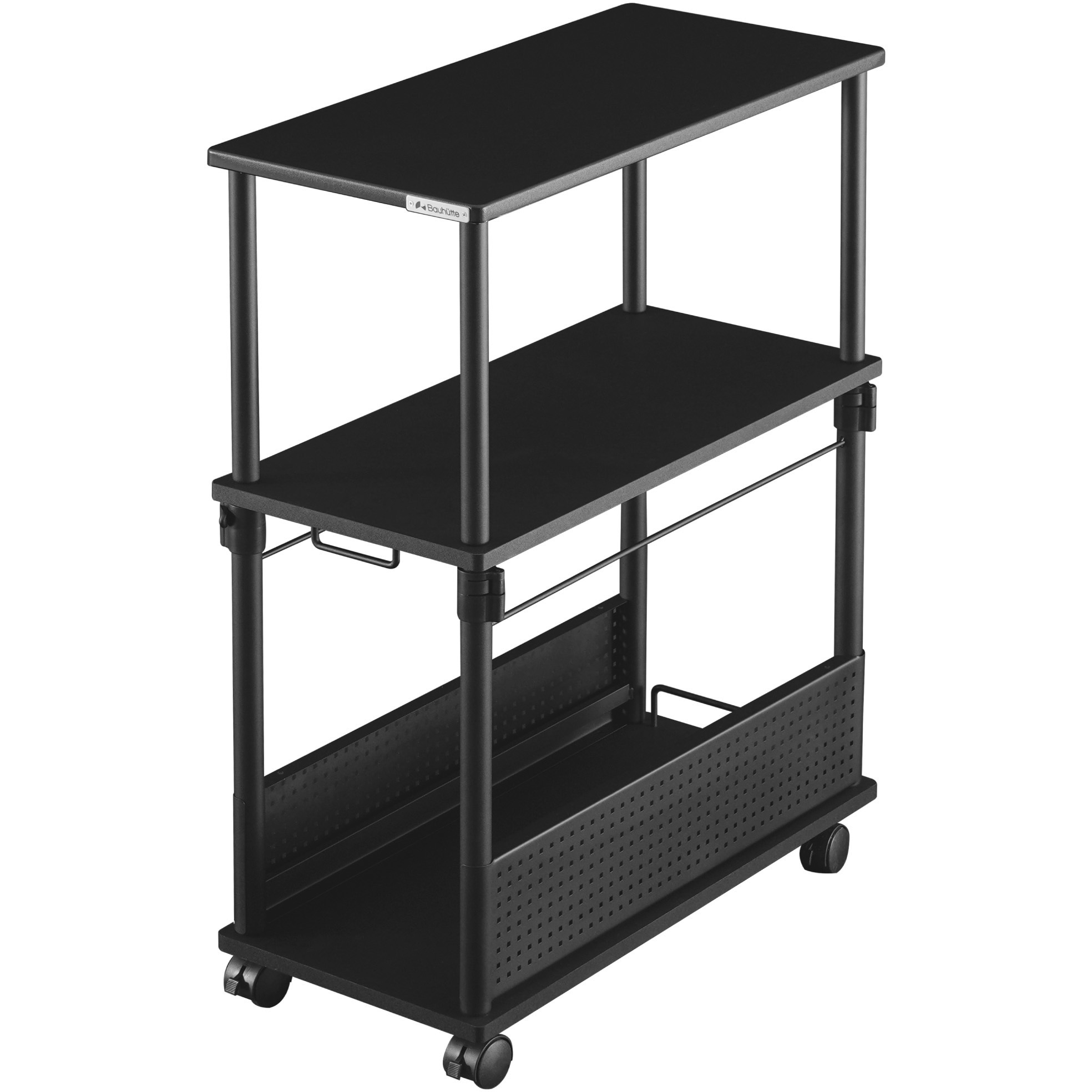 BHD-670T-BK 昇降式L字デスク タワータイプ バウヒュッテ 幅320mm奥行