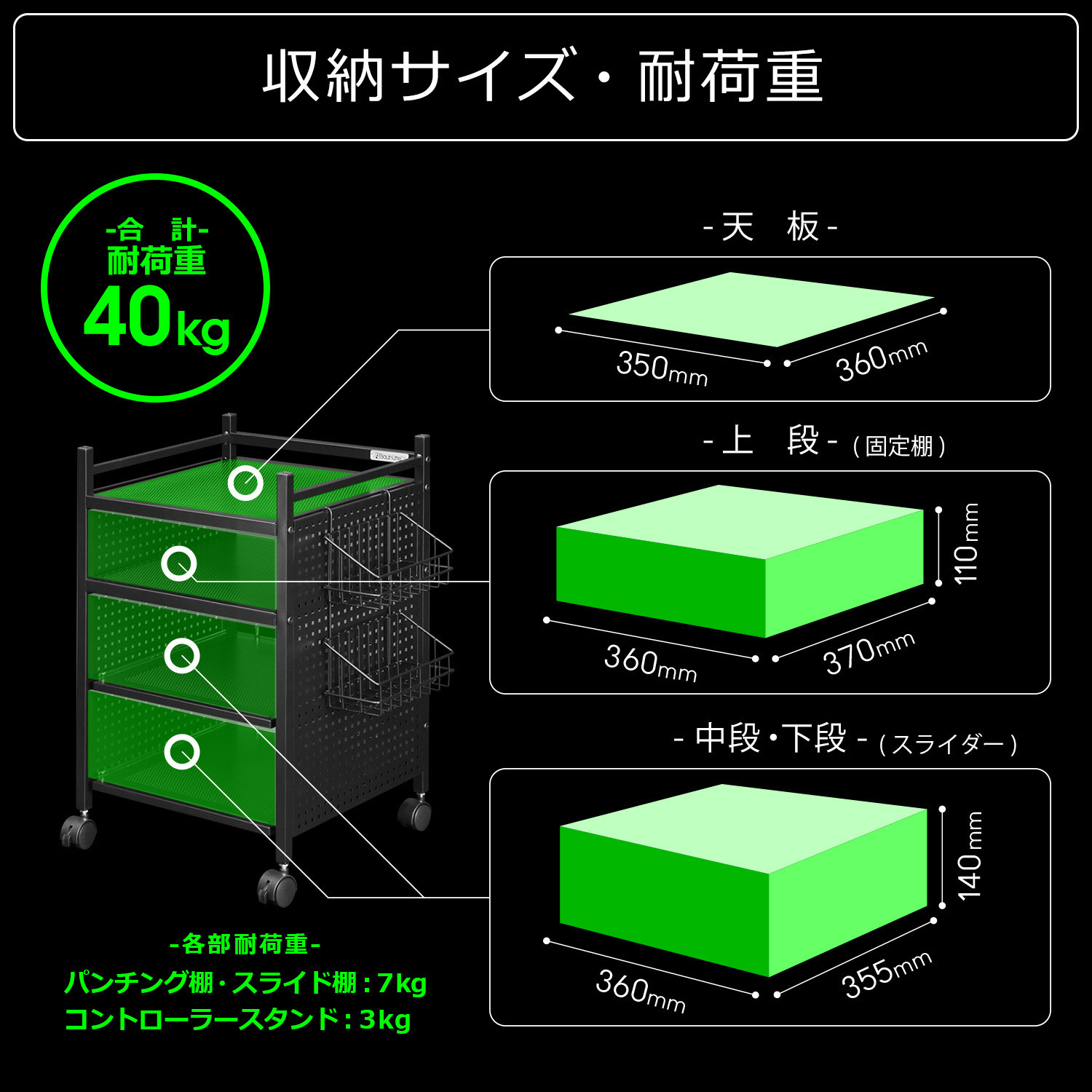 BHS-380G-BK ゲーム機収納ラック 1台 バウヒュッテ 【通販モノタロウ】