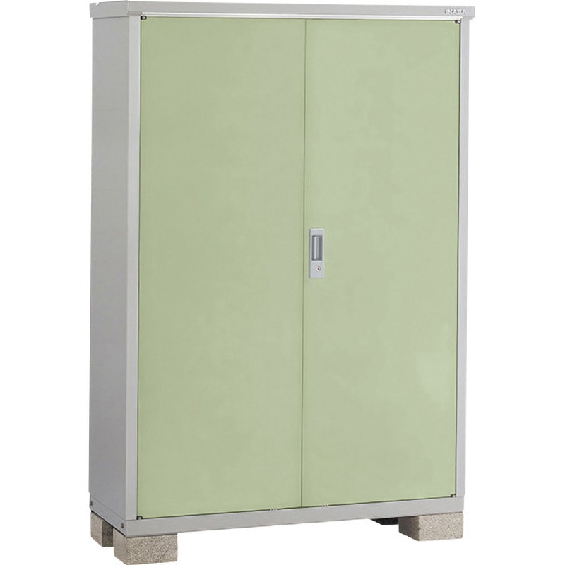 BJX-135E アイビーストッカー BJX(間口1320mm) イナバ 観音開き 全面棚タイプ JG(ジェードグリーン)色 奥行515mm高さ1903mm 43,537円