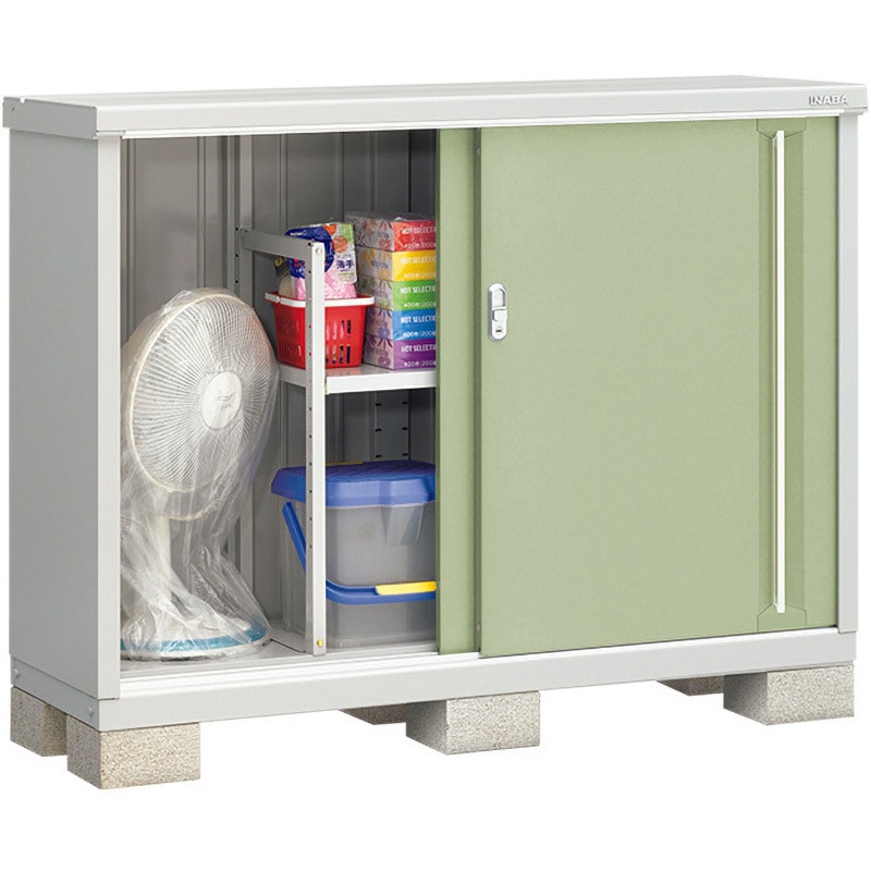 MJX-155B シンプリー MJX(間口1520mm) イナバ 引き戸 JG(ジェードグリーン)色 全面棚タイプ 奥行515mm高さ1103mm 38,987円