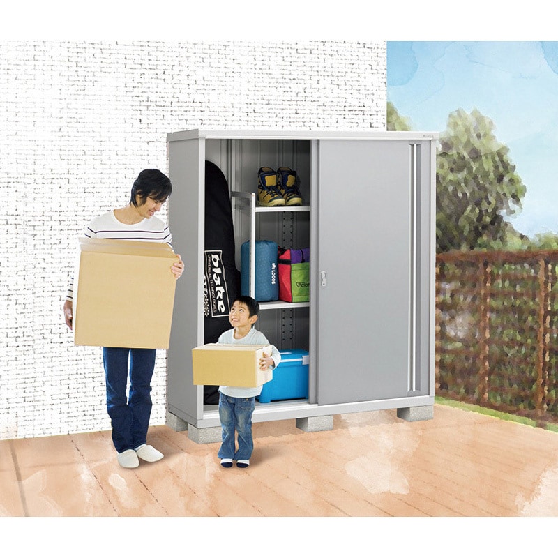 イナバ 物置 シンプリー MJX-196C PS プラチナシルバー G796C3 イナバ物置） シンプリー ［MJX-196E］ LIXILオンラインショップ