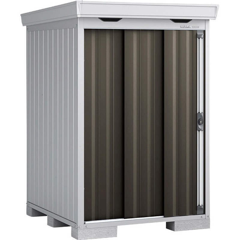 FS-1415S 耐風・耐震補強Aセット フォルタ(間口1370mm) 本体+耐風・耐震補強Aセット イナバ 引き戸 CG(チャコールグレー)色 奥行1530mm高さ2085mm