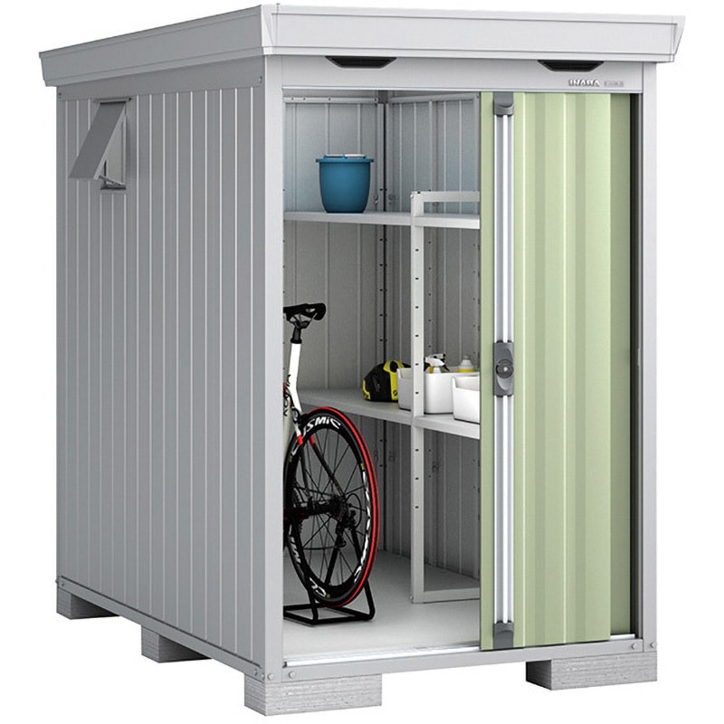 FS-1422S 耐風・耐震補強Aセット フォルタ(間口1370mm) 本体+耐風・耐震補強Aセット イナバ 引き戸 CG(チャコールグレー)色 奥行2210mm高さ2085mm