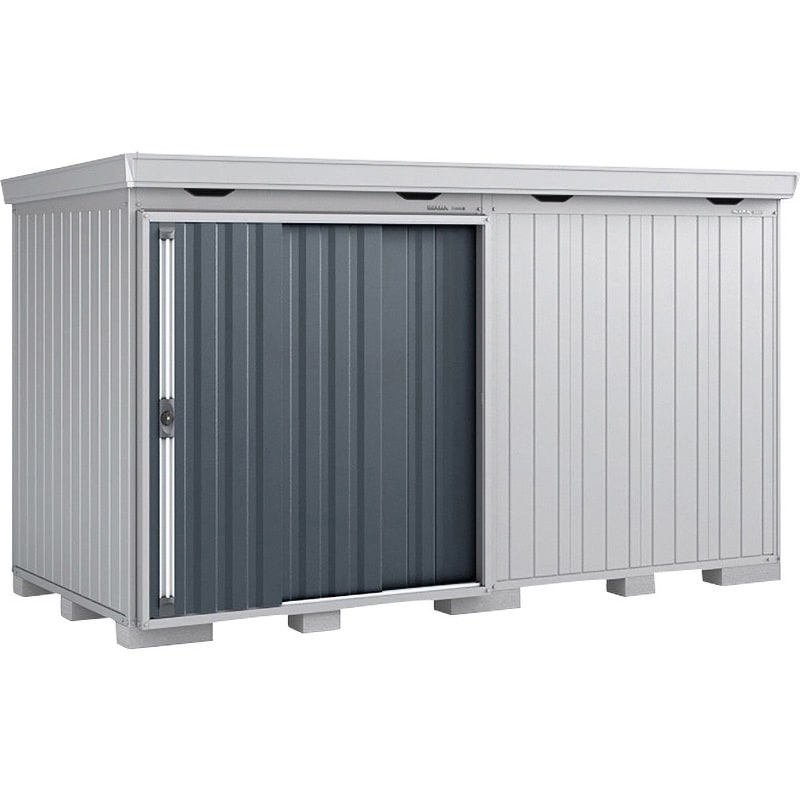 FS-3618H 耐風・耐震補強仕様 フォルタ(間口3580mm) 耐風・耐震補強仕様 イナバ 引き戸 CG(チャコールグレー)色 奥行1790mm高さ2385mm