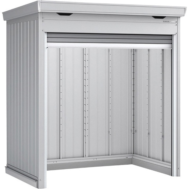 FF-2214HD 一般型 シャッター物置ドマール(間口2210mm) イナバ CS(クールシルバー)色 土間タイプ 奥行1370mm高さ2385mm