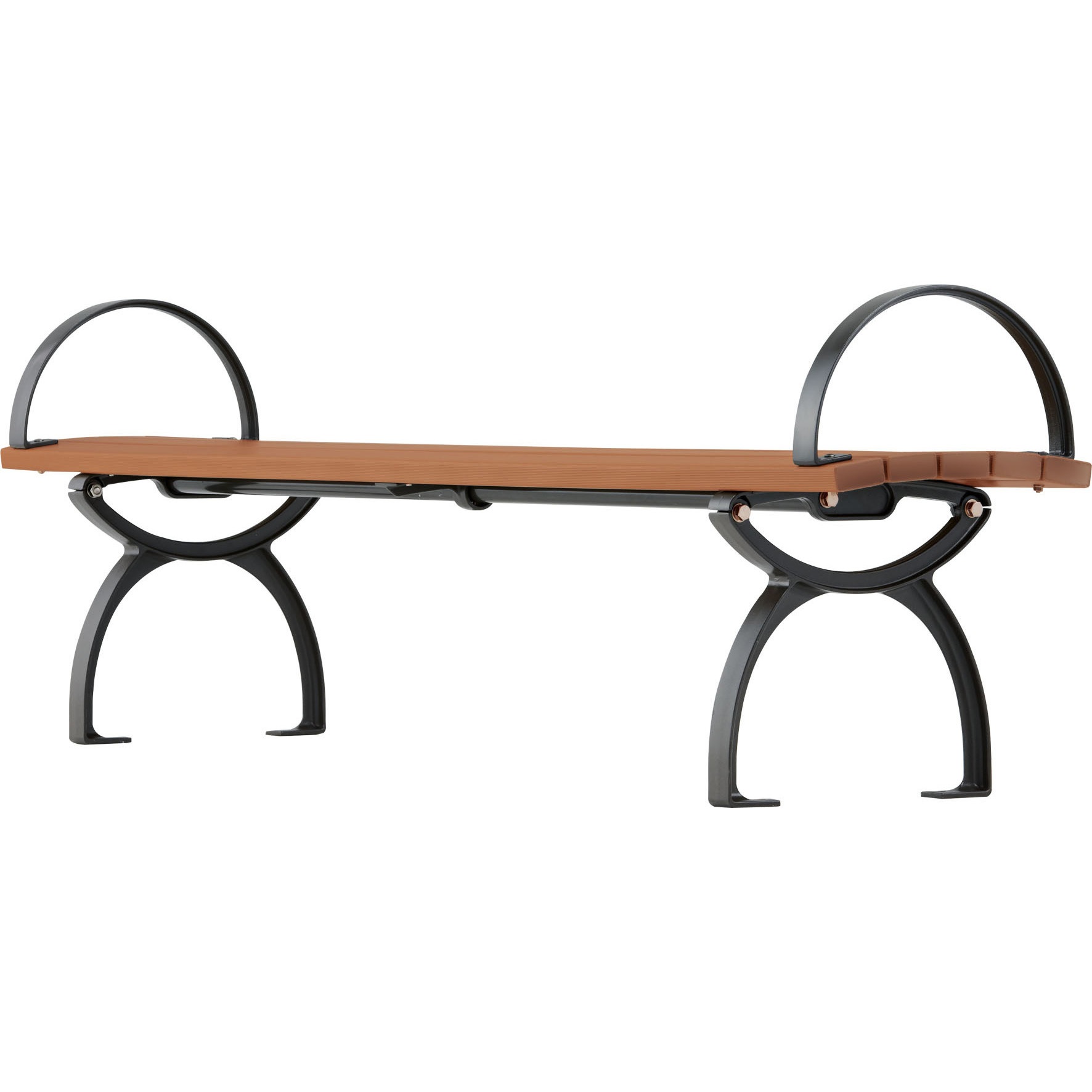 EG-1800BA 再生木材ベンチ EG-18シリーズ EMウッドタイプ モリマーキンキ 奥行380mm