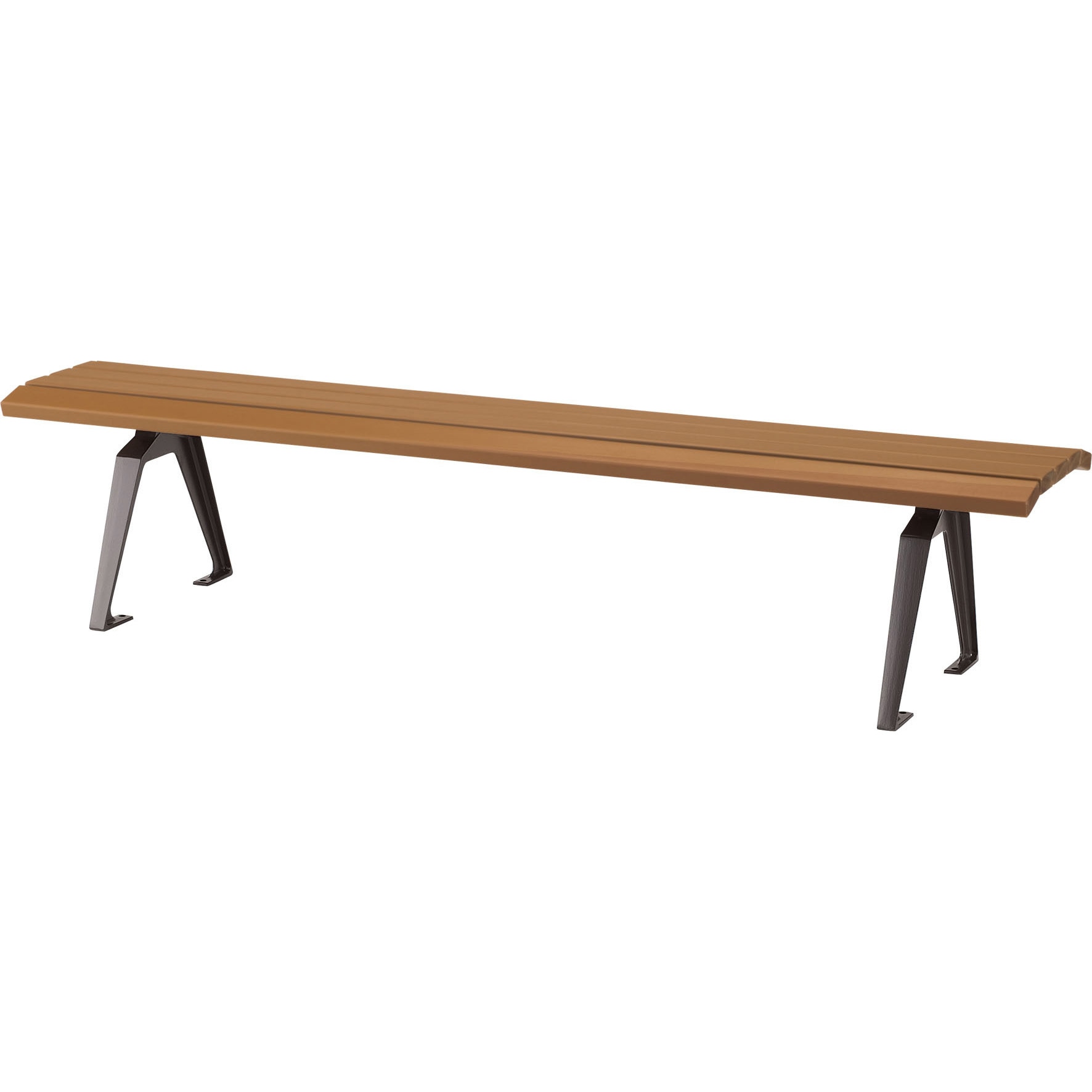 EM-1800BN 再生木材ベンチ EM-18シリーズ RPウッドタイプ モリマーキンキ 背板なし 奥行440mm