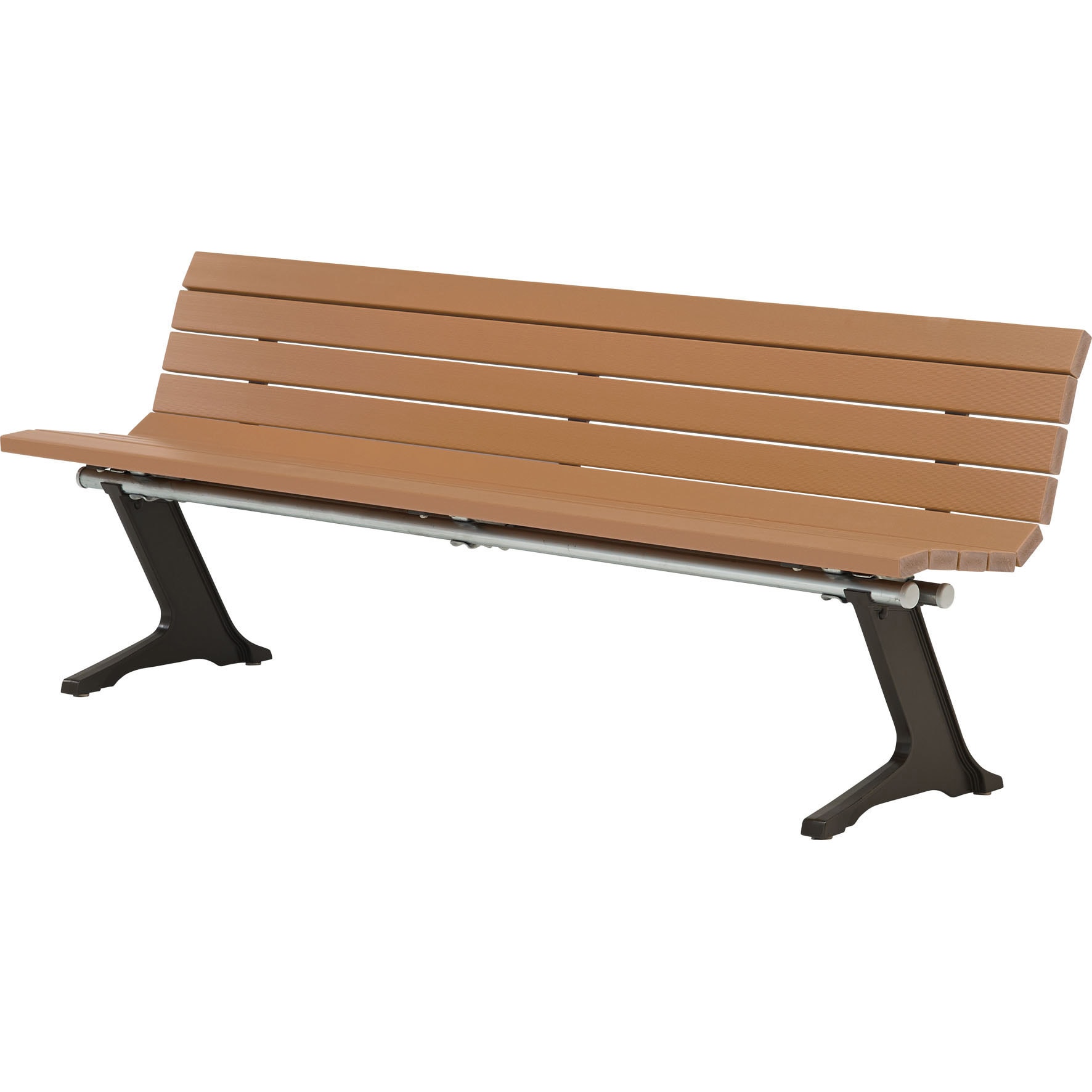 RB-210 再生木材ベンチ RB-21シリーズ EMウッドタイプ モリマーキンキ 背板付きタイプ 幅1800mm奥行480mm