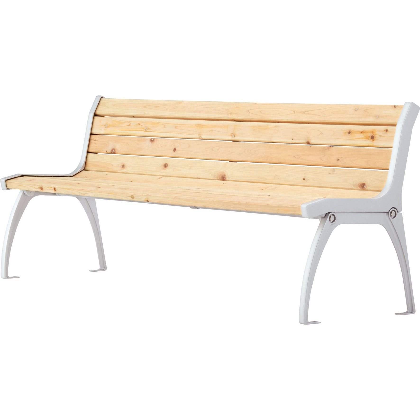 HE-1810N ひのき材ベンチ HE-18シリーズ モリマーキンキ 背板付きタイプ 幅1810mm奥行500mm