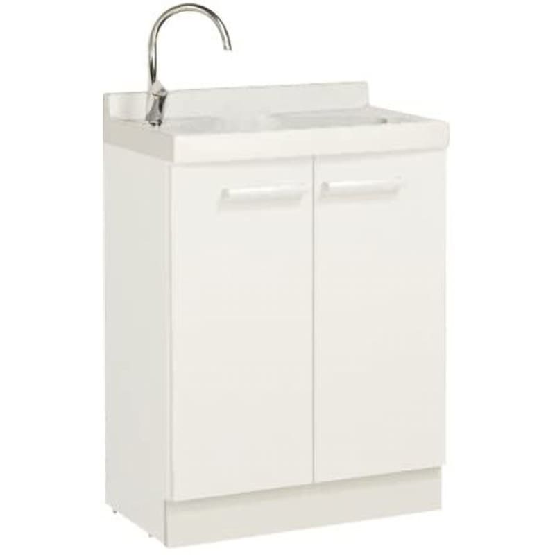 FRVN-605YL/VP1H リフラ化粧台 シングルレバー混合水栓 ゴム栓タイプ INAX(LIXIL) 間口600mm