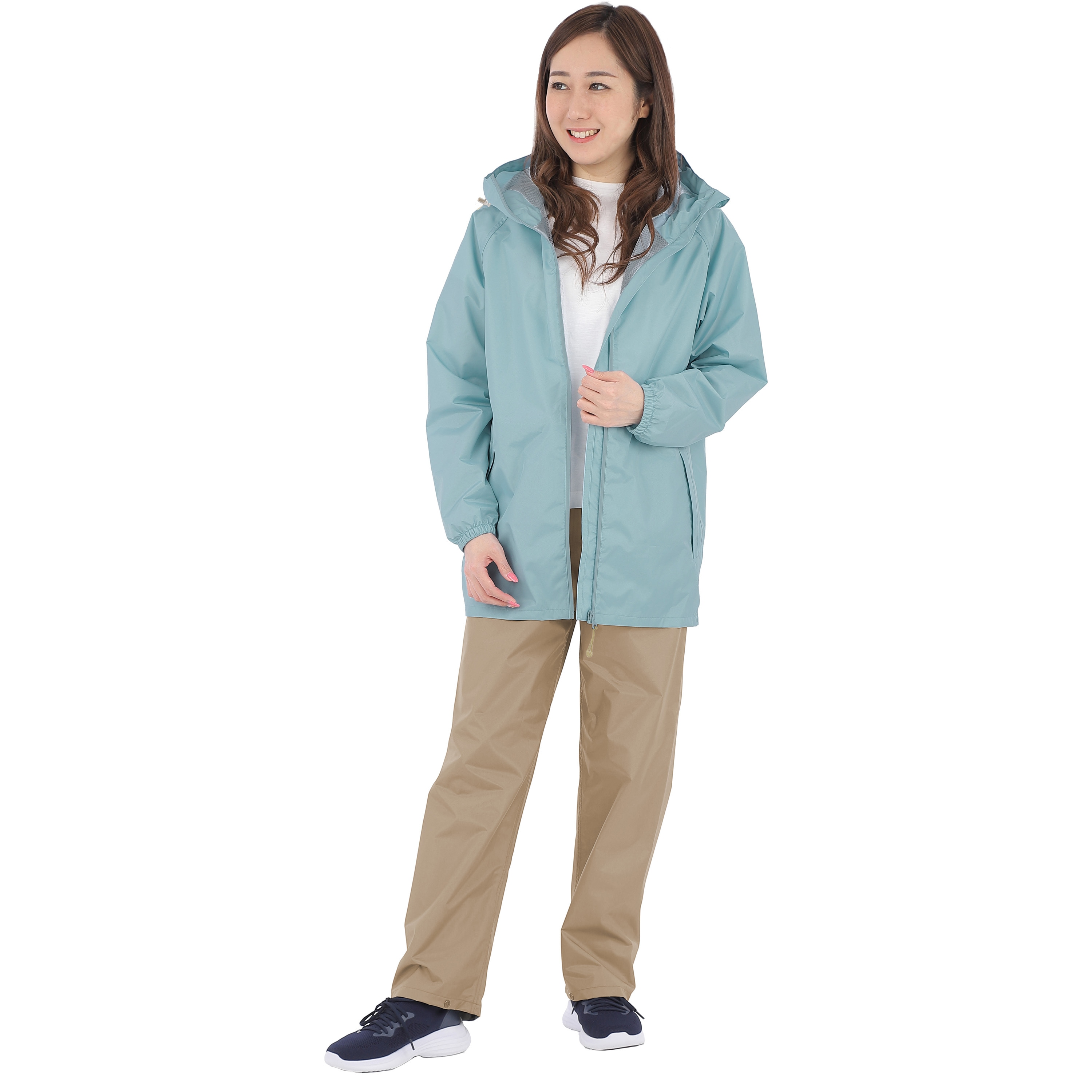 H0902AB-2LL ラミディレインスーツ LA-902 弘進ゴム スモークブルー色