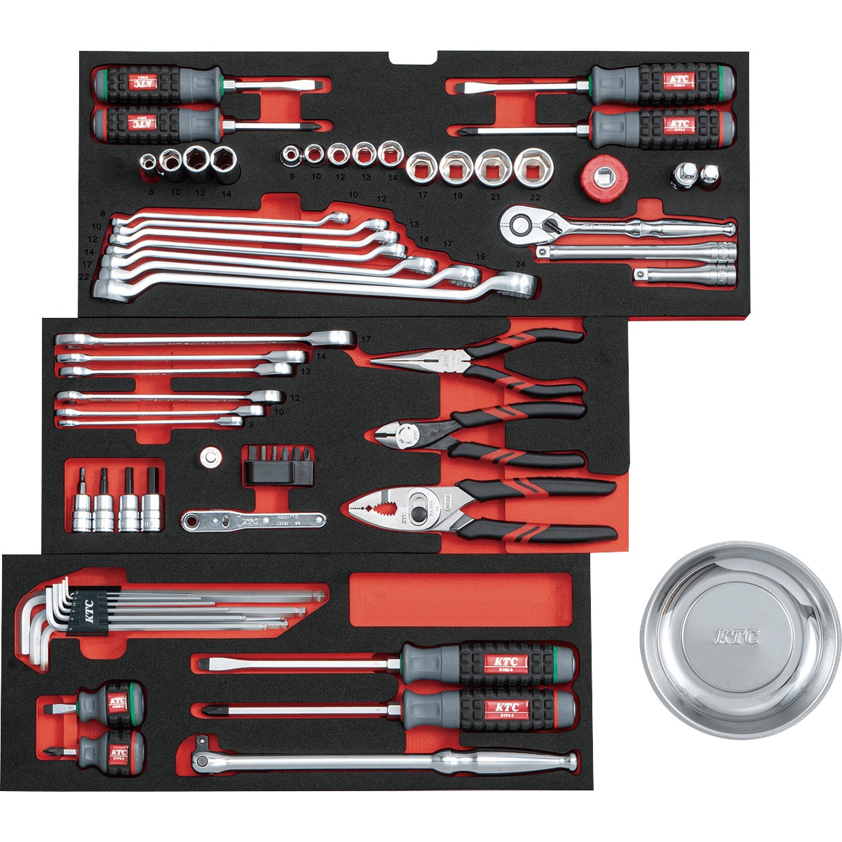 6本セット　専用 SK3662XR 工具セット(チェストタイプ)[66点] 1セット KTC 【通販