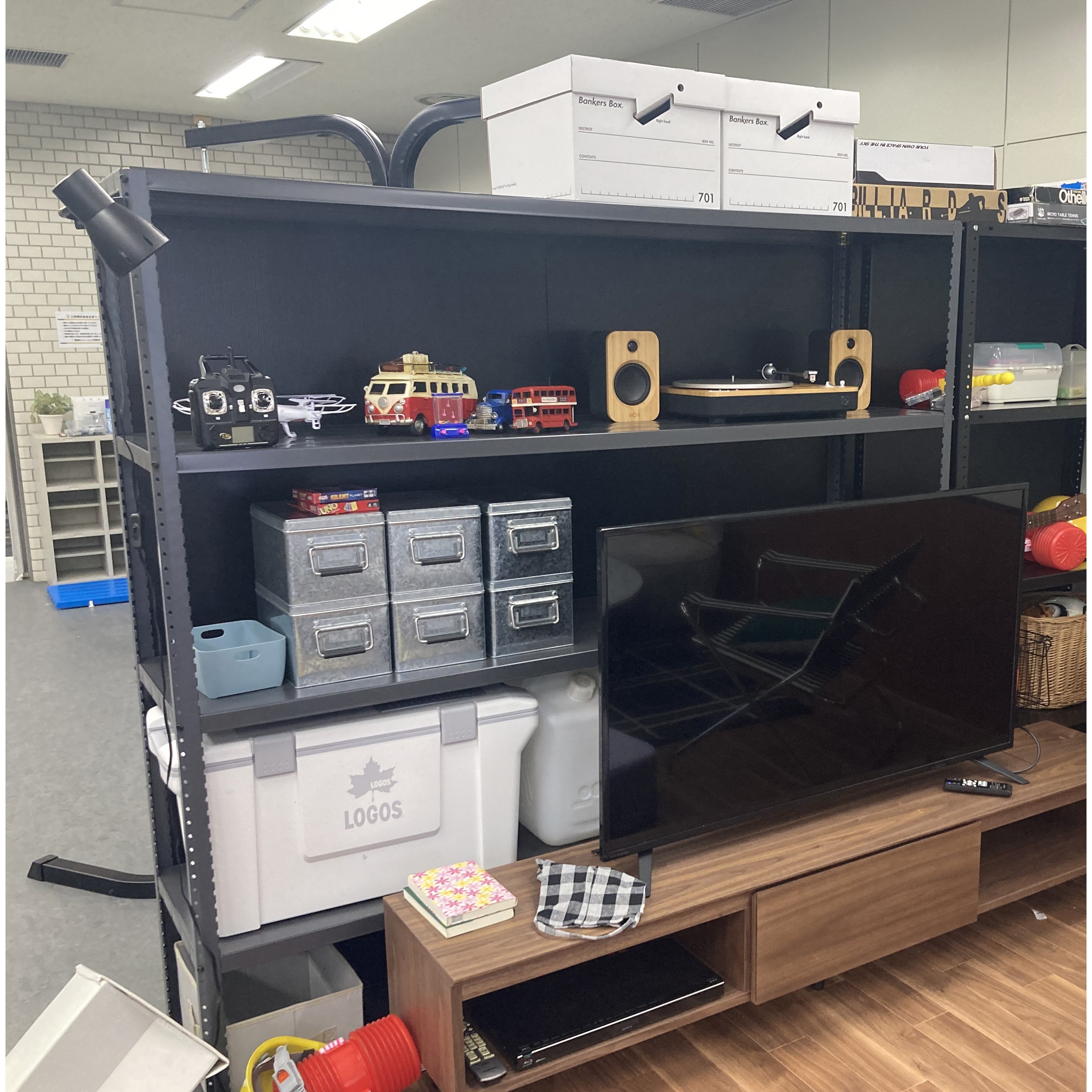 NCL-1 ネオブラック CL ワンボルトスチールラック 100kgタイプ 5段