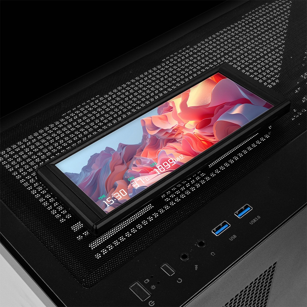 デジタルヒートモニター TH-TVLCD-BK 6.86インチIPSディスプレイ 1個 Thermalright 【通販