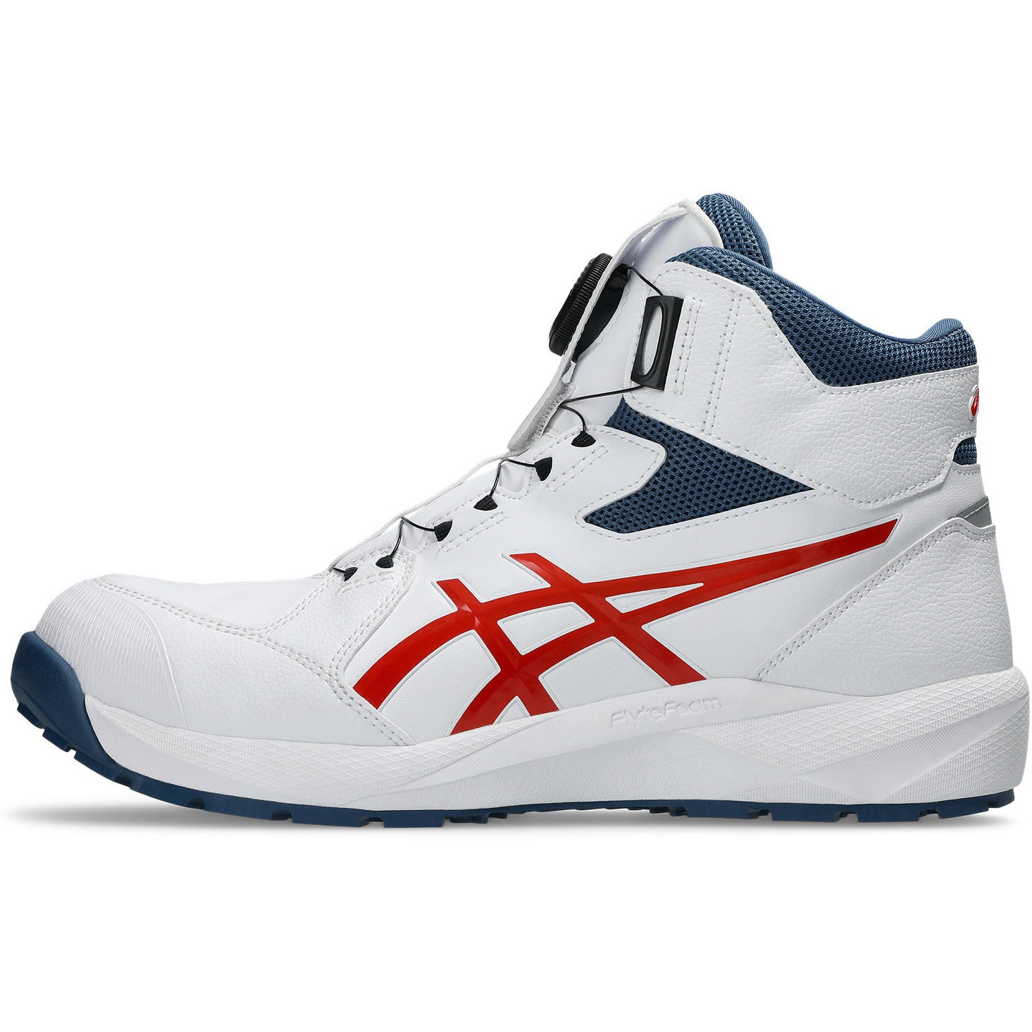 アシックス　ウィンジョブCP314BOA28 cm ホワイトチェリートマト 1273A124.100-25.5 ASICS WINJOB CP314 BOA アシックス ダイヤル式