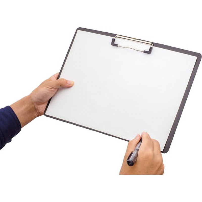 こぷーページです。 PPCBYブルー クリップボード 横型 PP製 モノタロウ ヨコタイプ ブルー