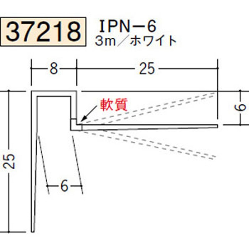 37218 ビニールペンキorクロス下地材 入隅・天井廻り 創建 ホワイト色