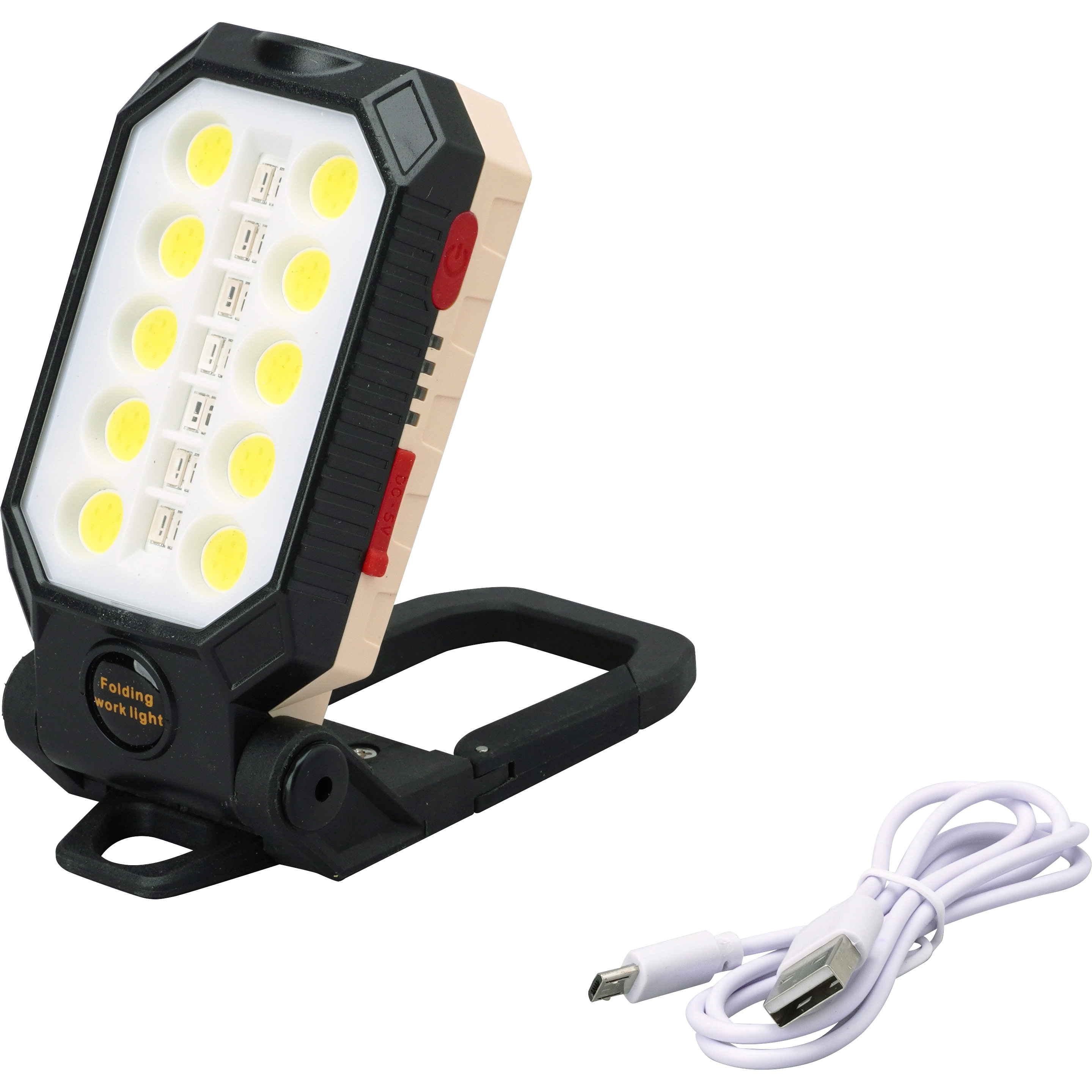 TRM-WL005 LEDワークライト 充電式 カラビナフック・マグネット付き TRM-WL005 LEDワークライト 充電式 カラビナフック・マグネット付き