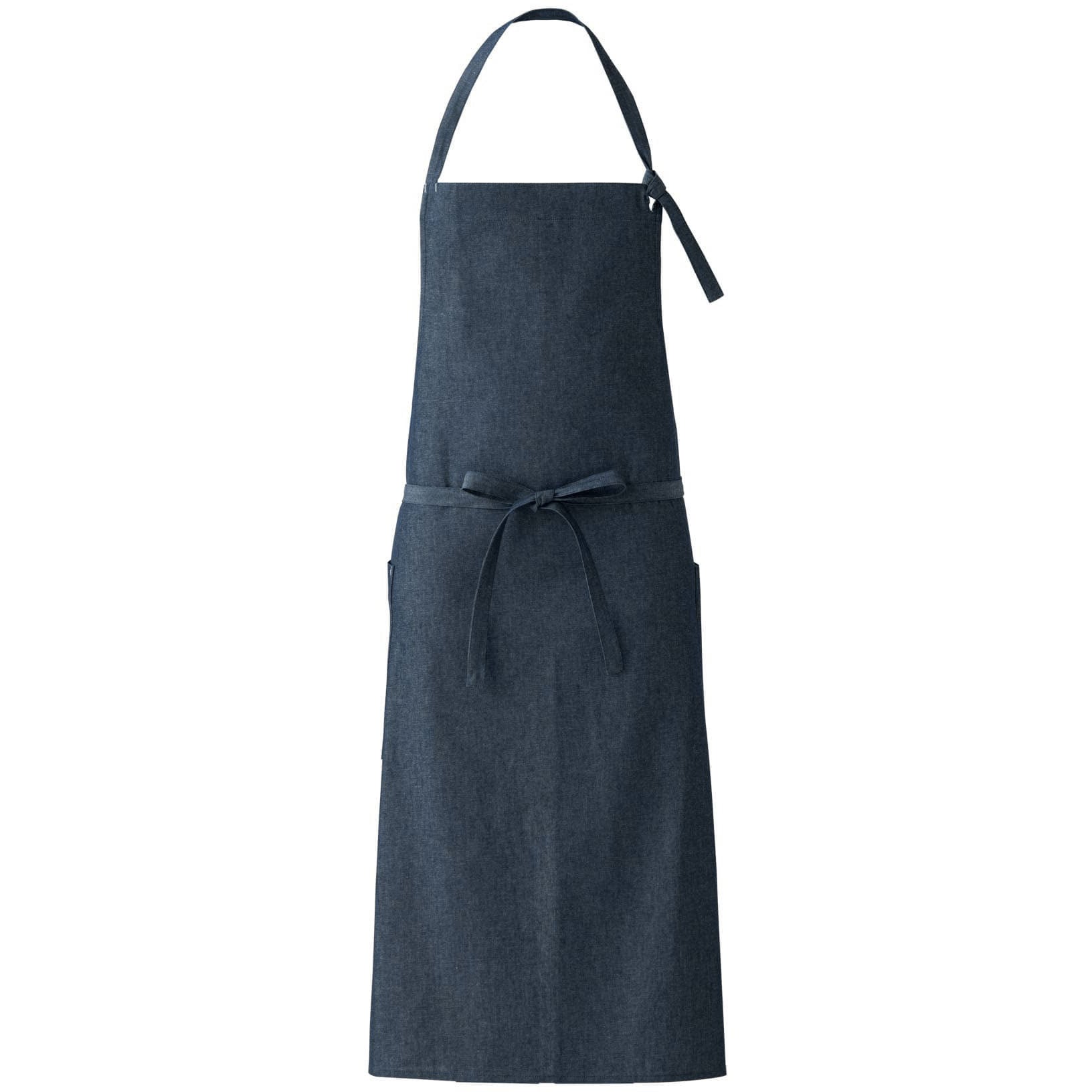 QT7375-1 胸当エプロン セブンユニフォーム インディゴ色 フリーサイズ  QT7375-1 5,374円