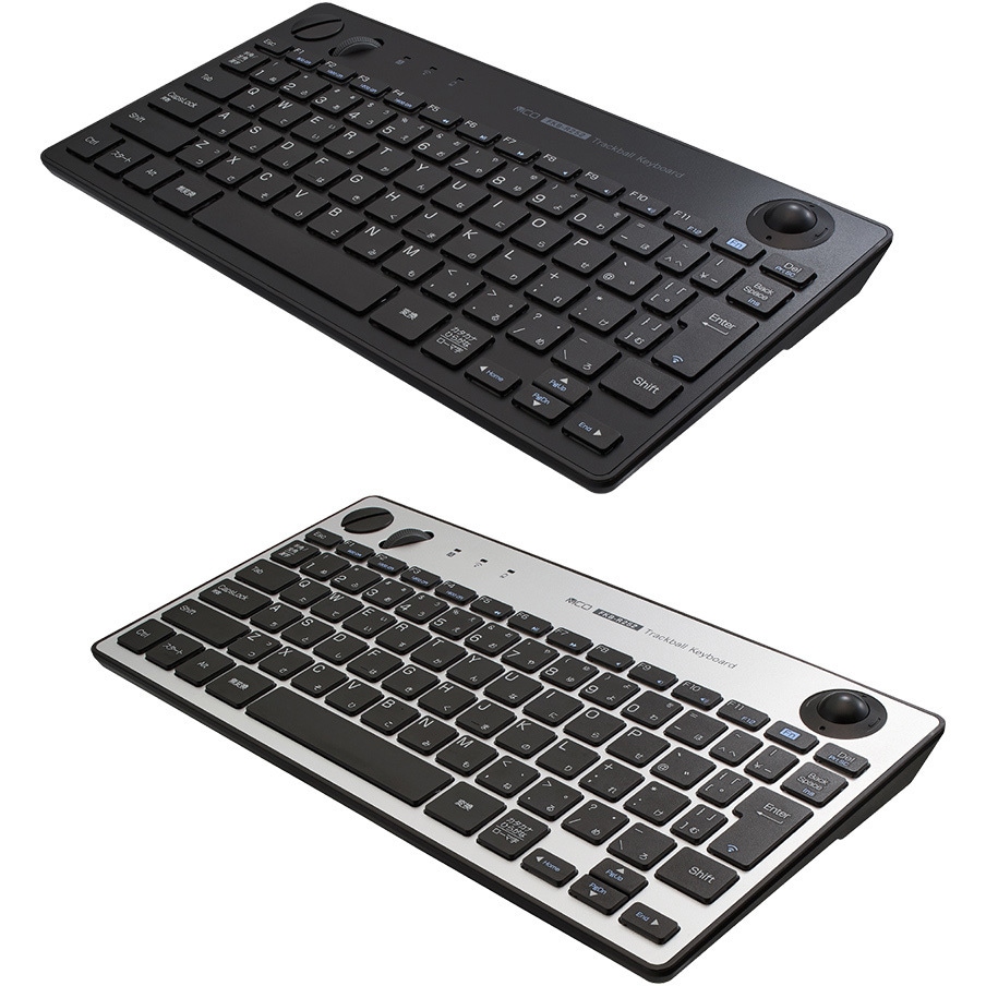 FKB-R252BK 無線トラックボールキーボード MCO 電波周波数2.4GHz帯