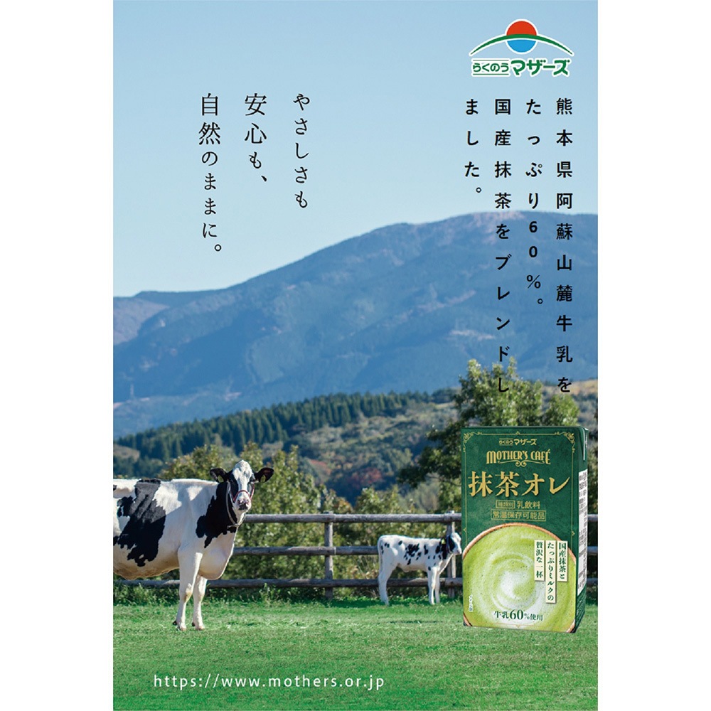 抹茶オレ 1セット(250mL×24本) らくのうマザーズ 【通販モノタロウ】