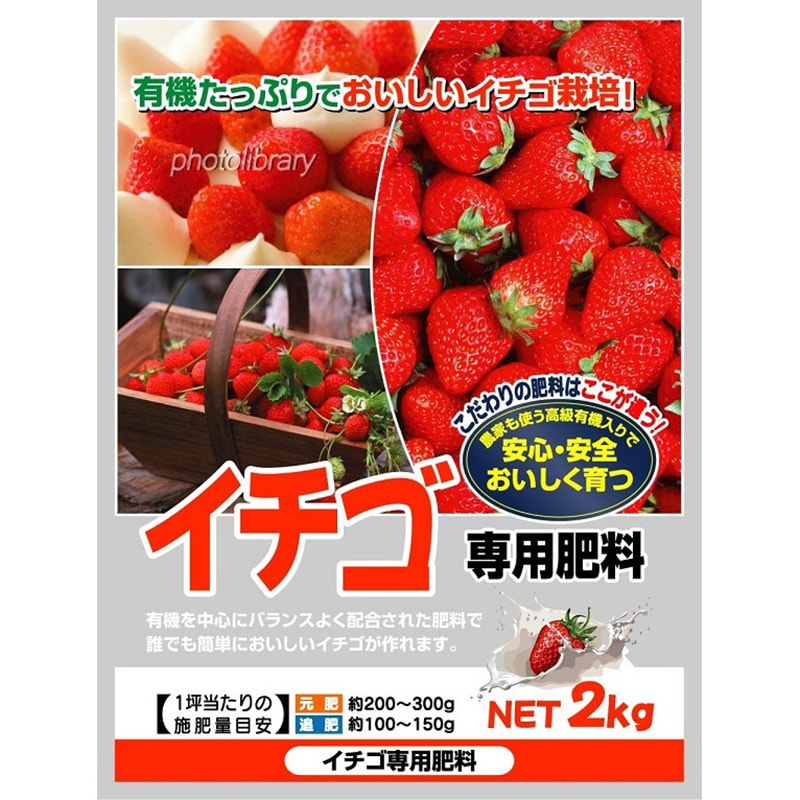 イチゴ専用肥料 1個(2kg×1個) グローバル 【通販サイトMonotaRO】