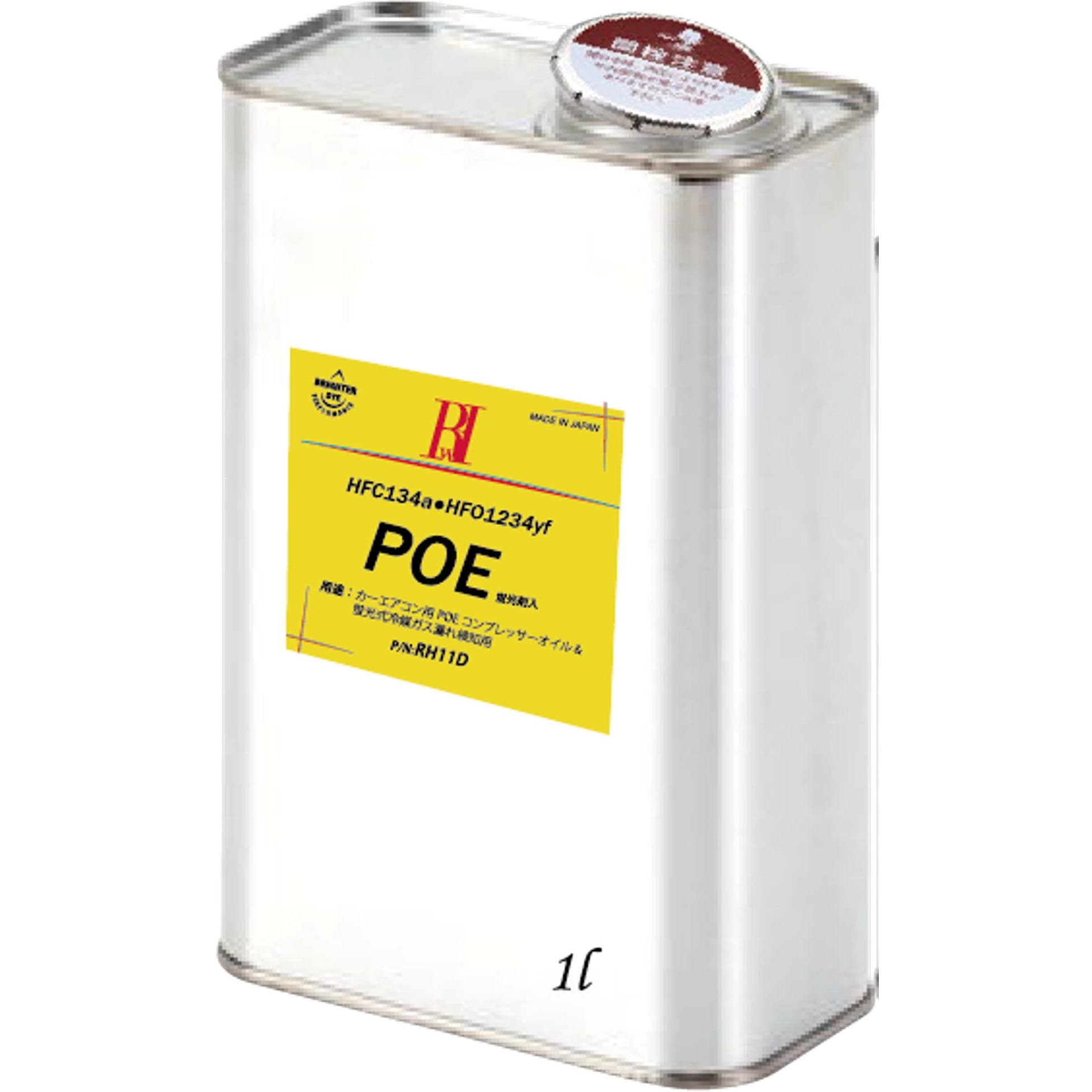RH11-1LD カーエアコン用蛍光剤&添加剤配合 11POEコンプレッサーオイル アールウィズエイチ 1本(1L) RH11-1LD