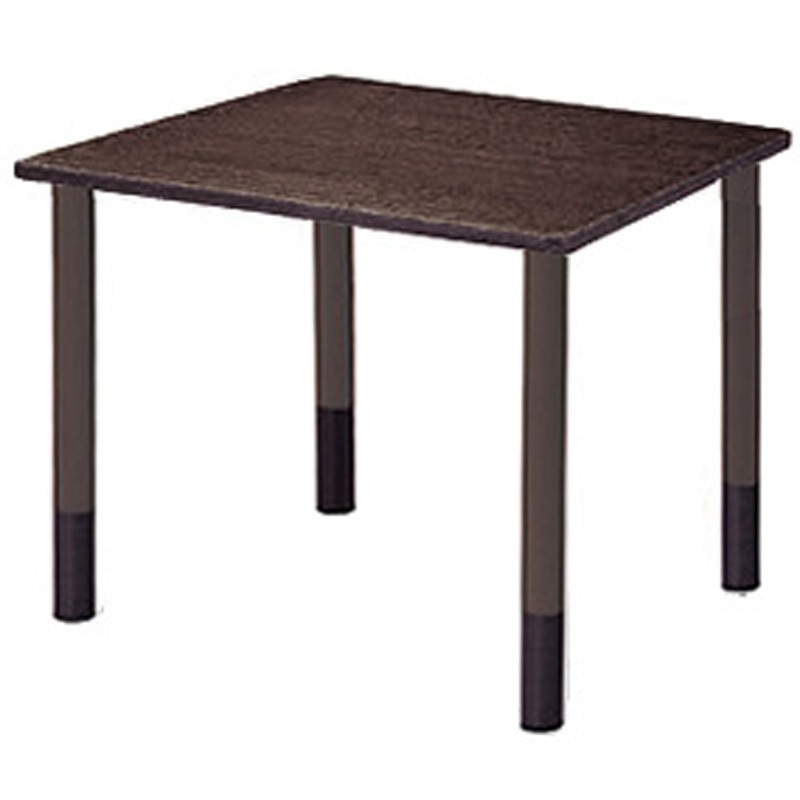 FPA-0909K-BW 福祉・医療施設テーブル ニシキ工業 ブラウンウッド色 組立式 幅900mm奥行900mm高さ660・700・740mm  FPA-0909K-BW