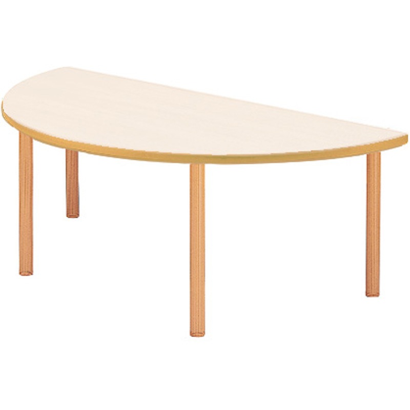 FHO-1890HR-IV 福祉・医療施設テーブル ニシキ工業 組立式 アイボリー色 幅1800mm奥行900mm高さ700～750mm  FHO-1890HR-IV