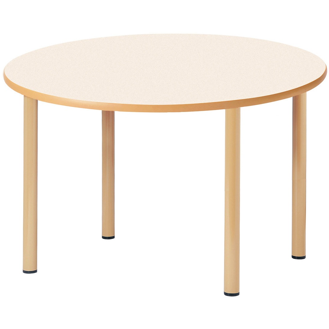 FED-1200R-IV 福祉・医療施設テーブル ニシキ工業 組立式 アイボリー色 幅1200mm奥行1200mm高さ700mm 35,737円