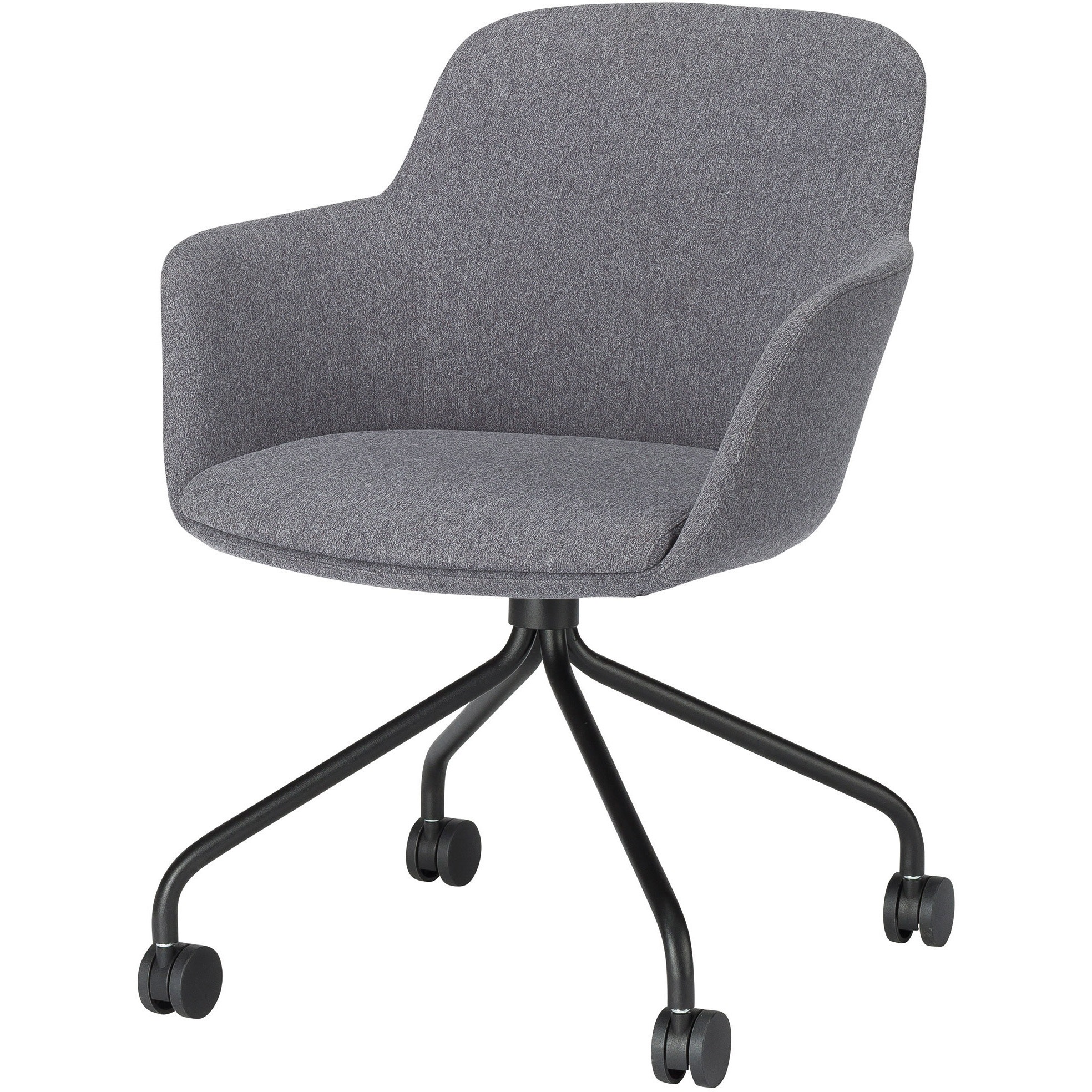 NTC-27-GY チェア ニシキ工業 Φ60ナイロン双輪キャスター 組立式 グレー色   NTC-27-GY