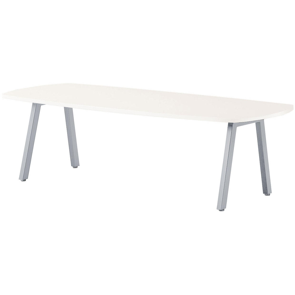 BL-S2812V-OW ビッグテーブル ニシキ工業 オフホワイト シルバー 幅2800mm奥行1200mm高さ720mm  BL-S2812V-OW