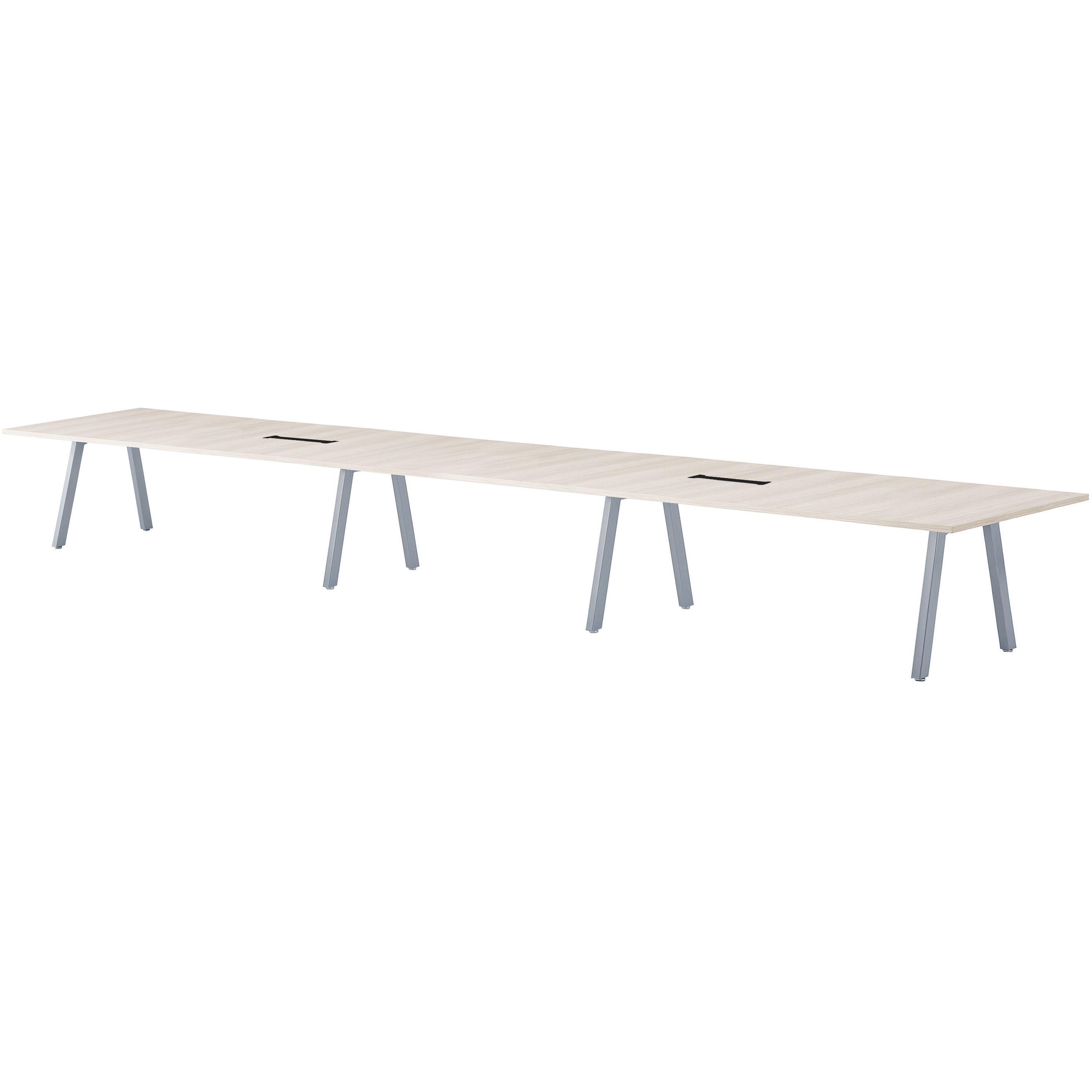 BL-S5612KW-WG ビッグテーブル ニシキ工業 ホワイトグレイン シルバー 幅5600mm奥行1200mm高さ720mm  BL-S5612KW-WG