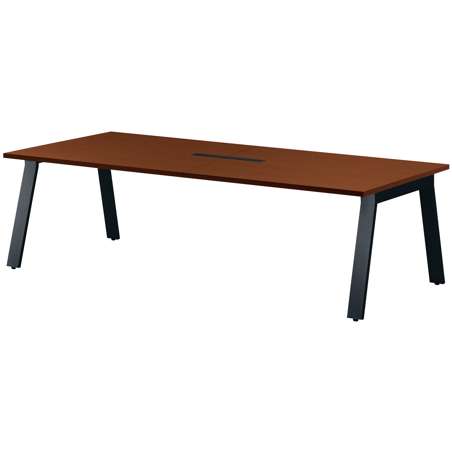 GHT-B2412W-WN ビッグテーブル ニシキ工業 ウォールナット ブラック 幅2400mm奥行1200mm高さ720mm  GHT-B2412W-WN