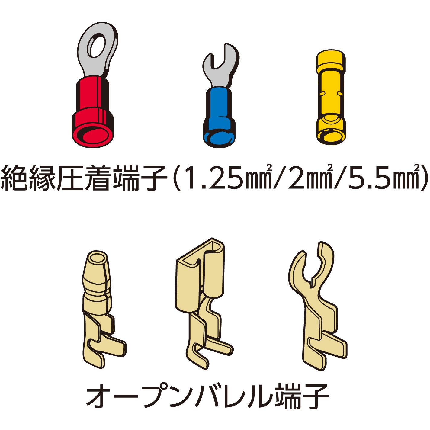 FK6A 電装圧着工具 1丁 LOBSTER(ロブスター/エビ印/ロブテックス