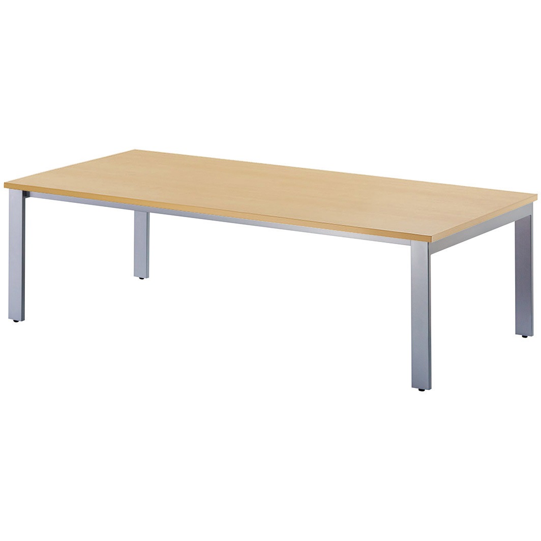 GUT-S2412-PL ビッグテーブル ニシキ工業 ペールウッド シルバー 幅2400mm奥行1200mm高さ720mm  GUT-S2412-PL 98,890円