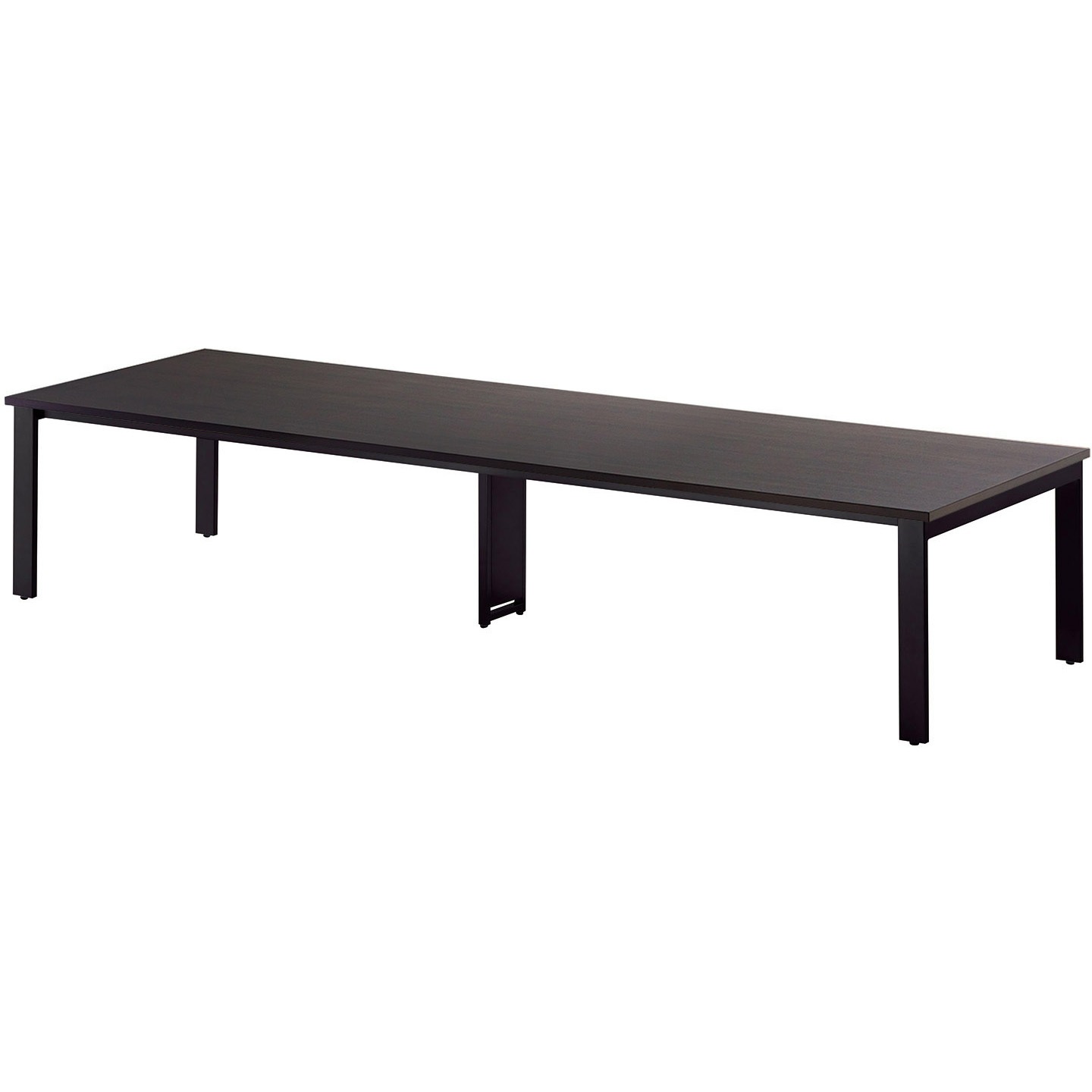 GUT-B3612-DW ビッグテーブル ニシキ工業 ダークウッド ブラック 幅3600mm奥行1200mm高さ720mm  GUT-B3612-DW