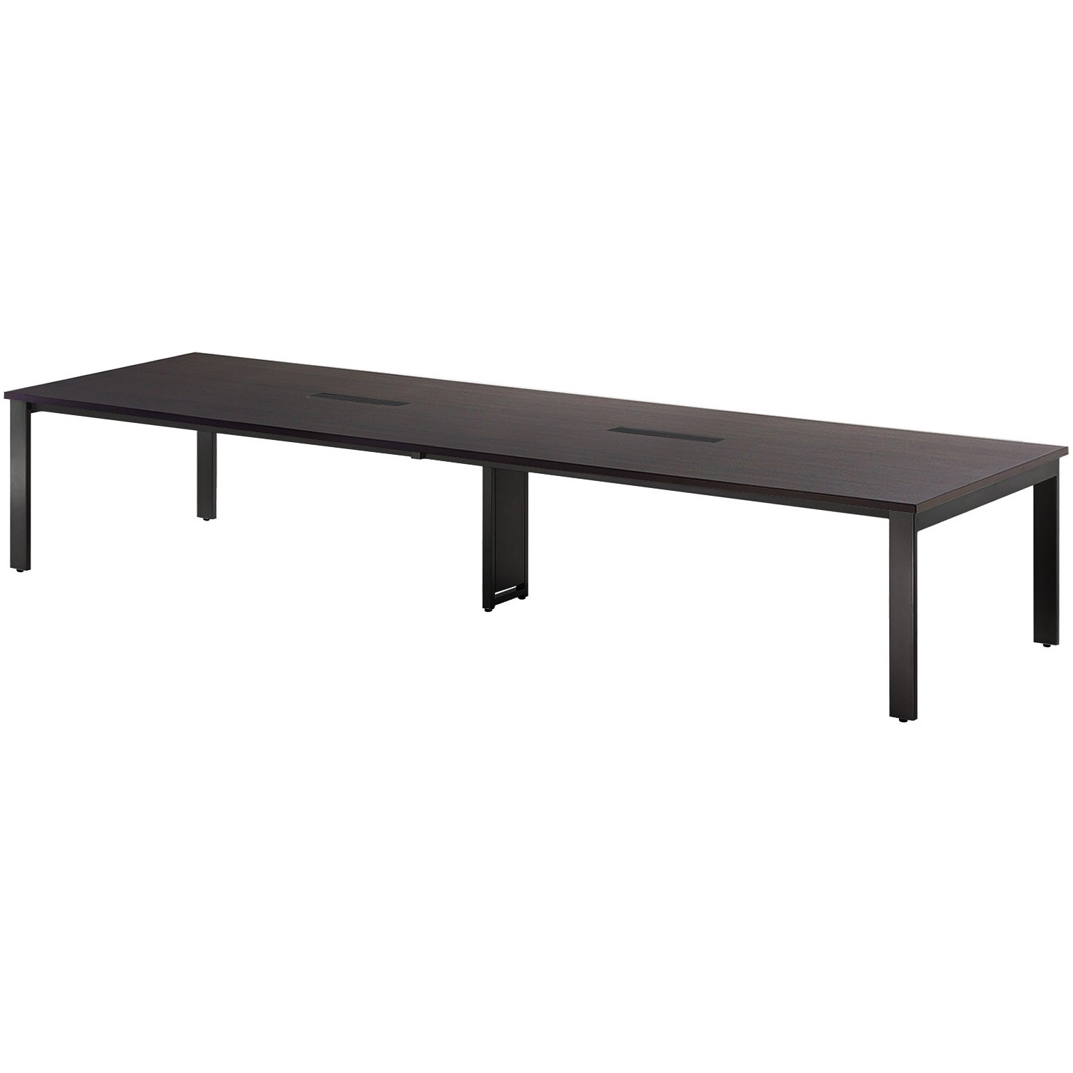GUT-B4012W-DW ビッグテーブル ニシキ工業 ダークウッド ブラック 幅4000mm奥行1200mm高さ720mm  GUT-B4012W-DW