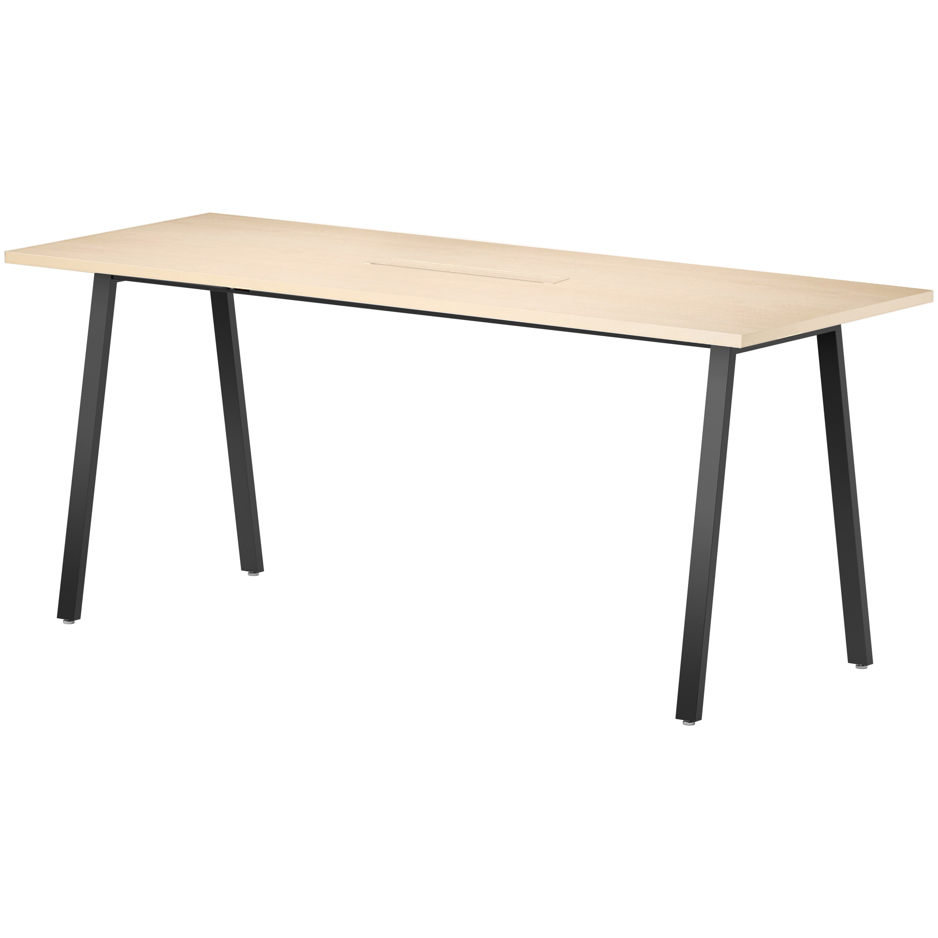 BSK-2490HW-LO ビッグハイテーブル ニシキ工業 ライトオーク 高さ1000mm幅2400mm奥行900mm  BSK-2490HW-LO