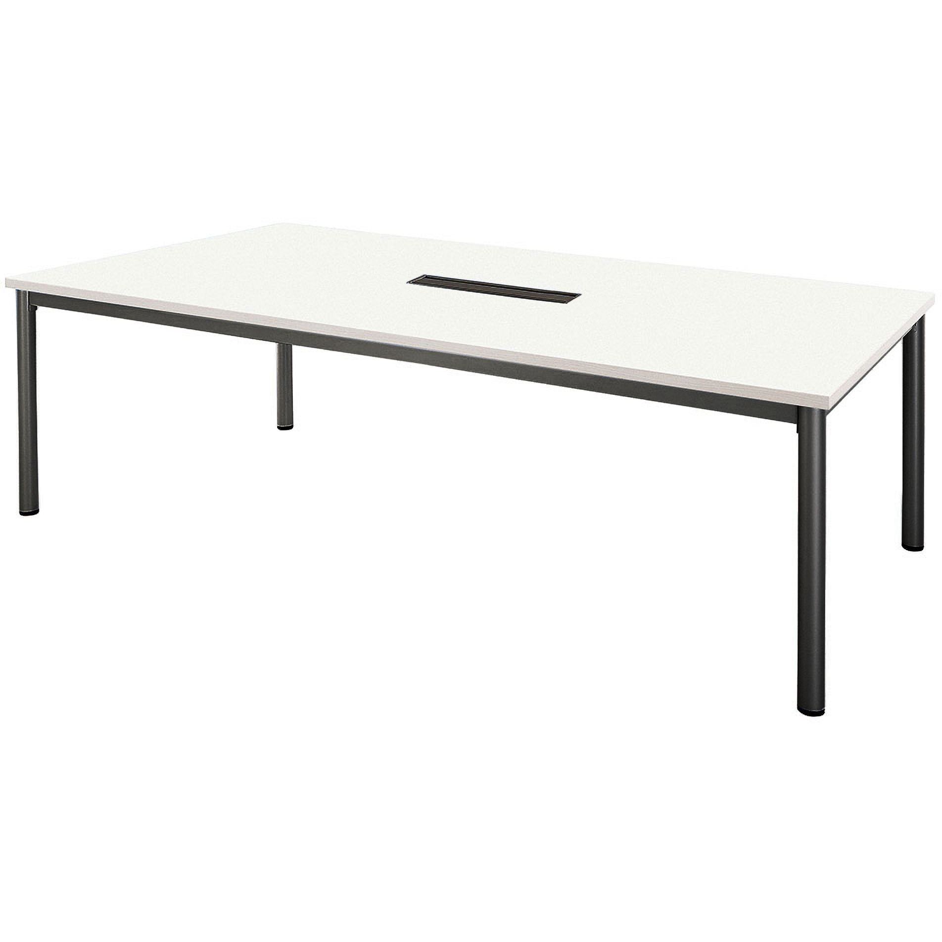 NWP-B2412W-OW ビッグテーブル ニシキ工業 オフホワイト ブラック 幅2400mm奥行1200mm高さ720mm  NWP-B2412W-OW 82,390円