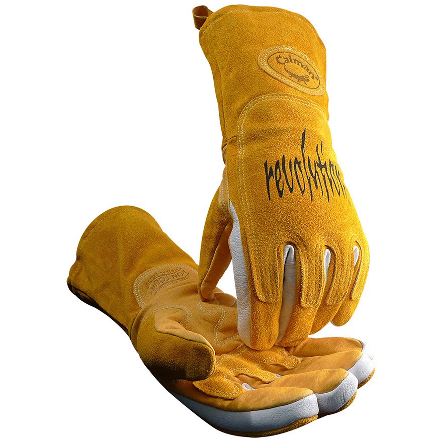 1812-6 豚革裏地付き溶接用手袋 1双 Caiman Gloves 【通販モノタロウ】