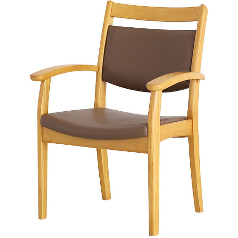 Care-012-AC 全ひじ付 チェア 貞苅椅子製作所 外形寸法600×590×845mm 1脚 Care-012-AC