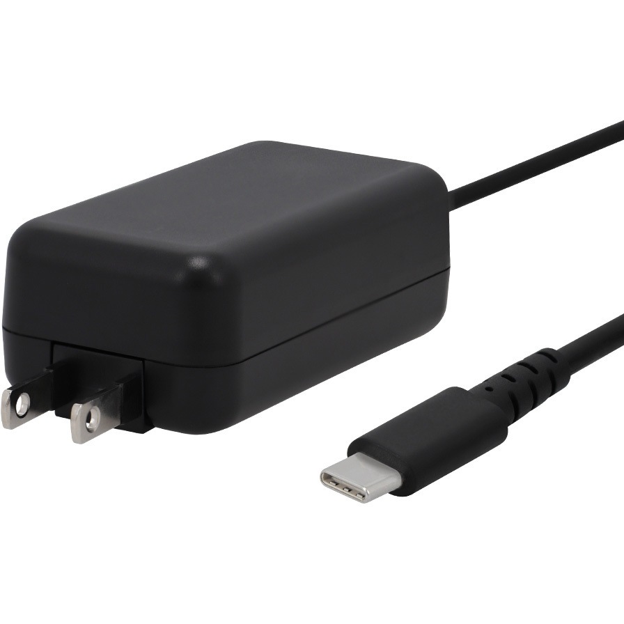 OWL-ACJPD45C15-BK USB Type-C PD45W対応 スマホPC対応 一体型AC充電器