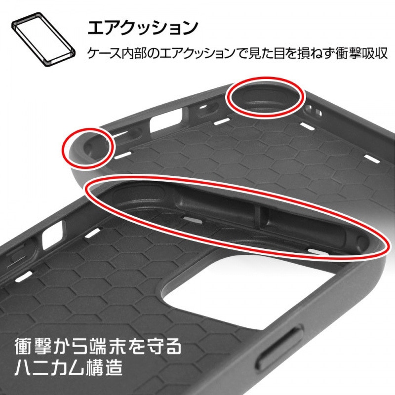 RT-P30AC3/R iPhone 13 mini 耐衝撃 ProCa レイ・アウト ケース