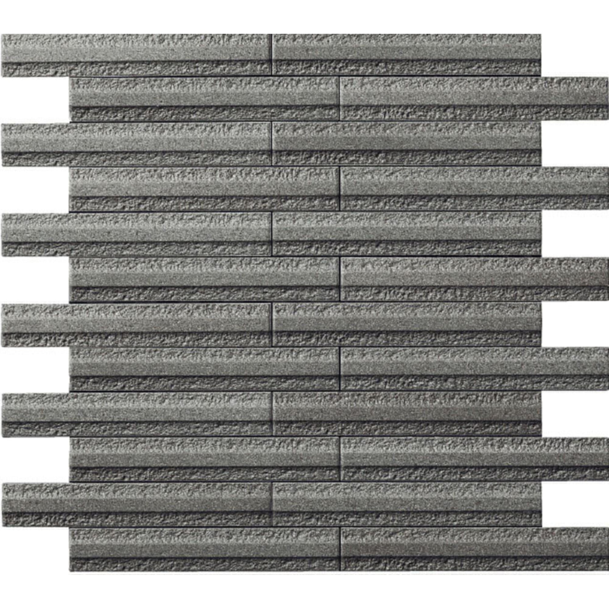 ECP-2515NET/GLN4 エコカラットプラス グラナスライン INAX(LIXIL) 形状25×151角ネット張り ダークグレー色 厚さ8.5mm 1ケース(11シート)