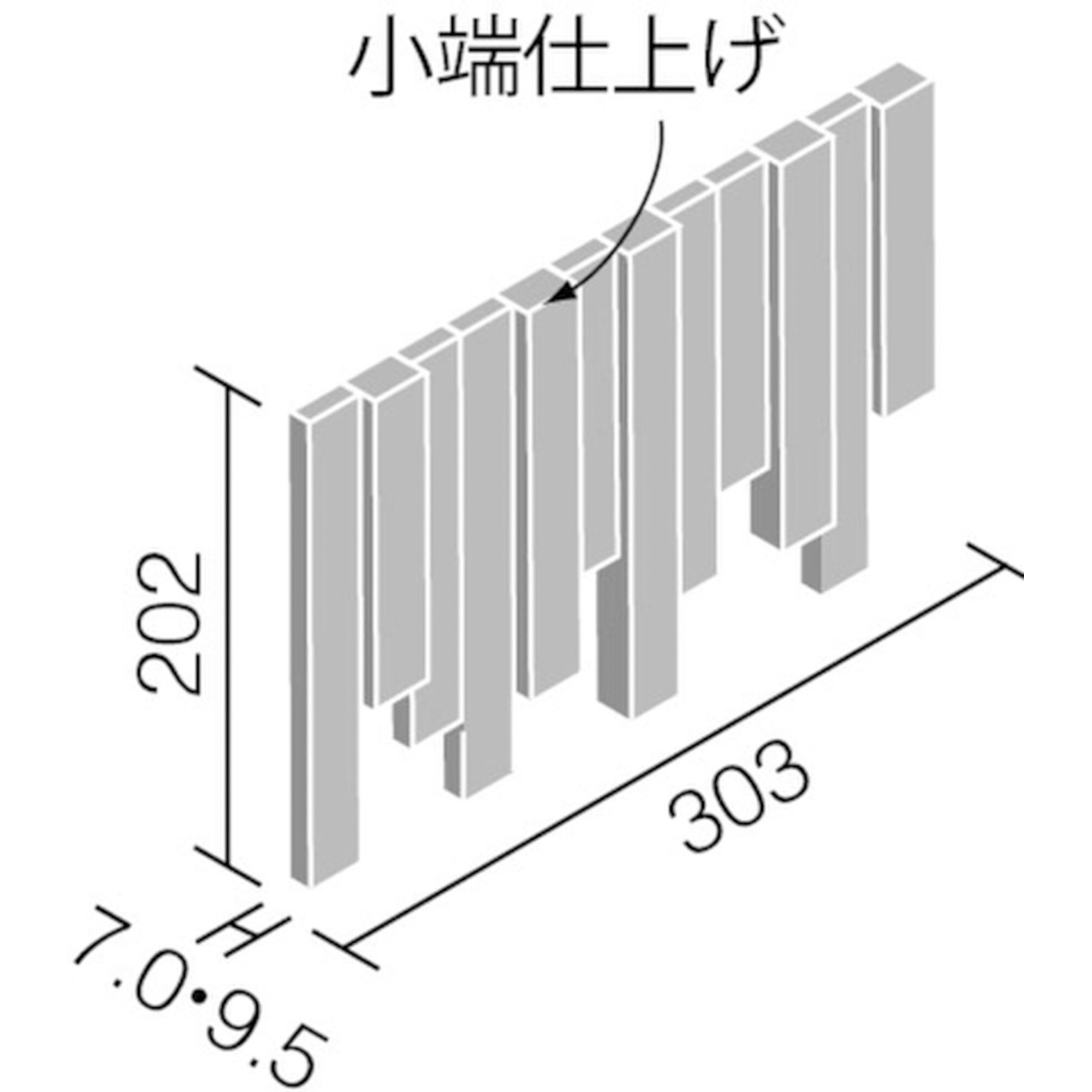 ECP-2520TN/TOR1 エコカラットプラス 陶連子 INAX(LIXIL) 生成り色(きなりいろ) 厚さ7.0・9.5mm 1ケース(4シート)