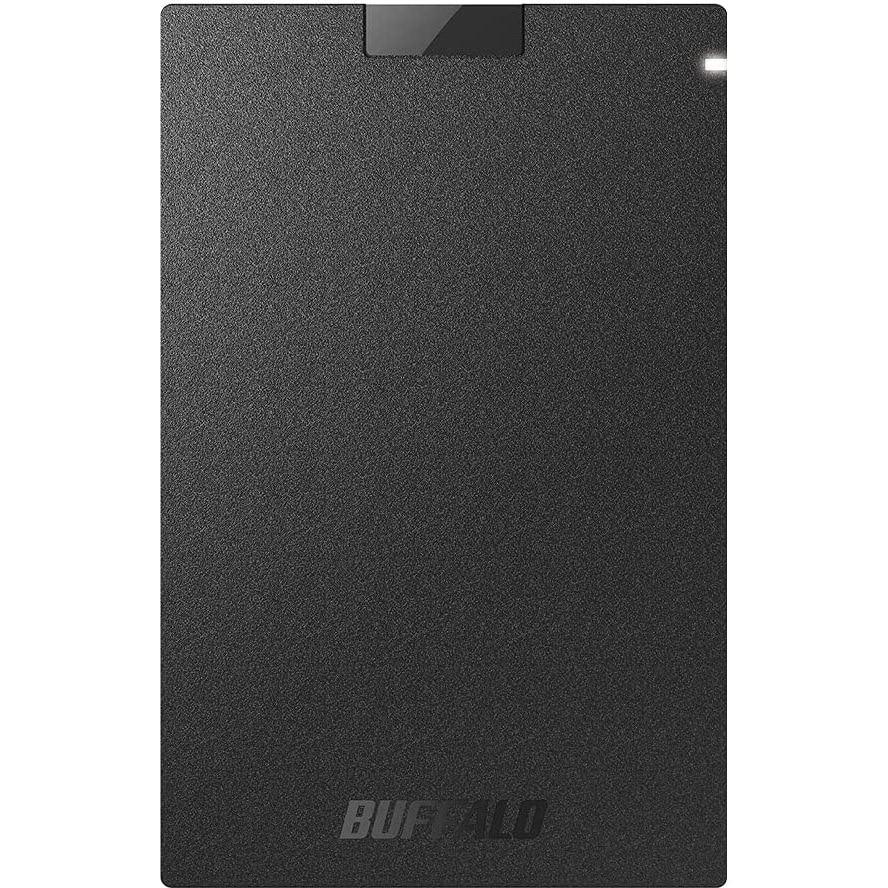 外付けSSD  SSD-PG1.0U3-BC バッファロー SSD-PG1.0U3-BC/D 外付けSSD ポータブル USB3.2 Gen1 Type-A
