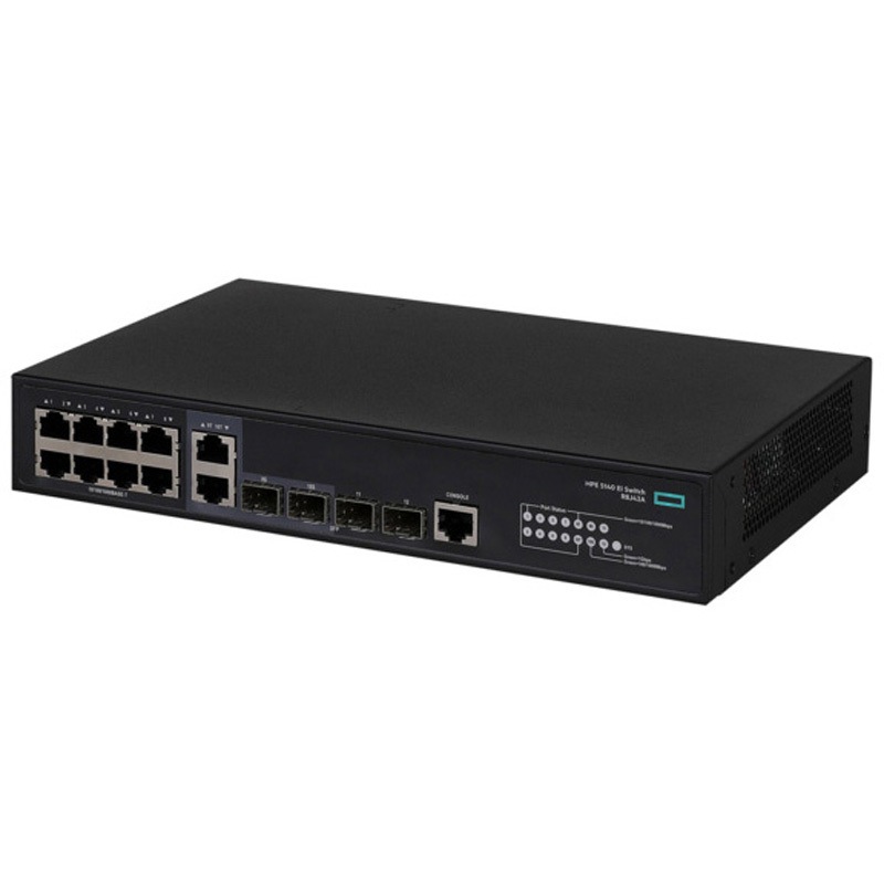 R8J42A#ACF HPE FlexNetwork 5140 8G 2SFP 2GT Combo EI Switch HP(日本ヒューレット・パッカード) 電源が最低1個必要(要別途注文)